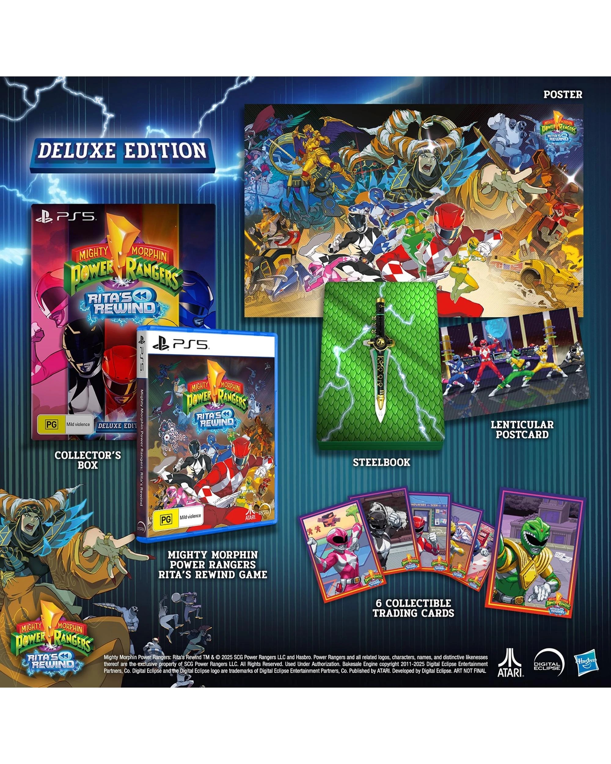 2 Atari Mighty Morphin Power Rangers: Rita's Rewind Deluxe Edition - PS5, 2 of 10