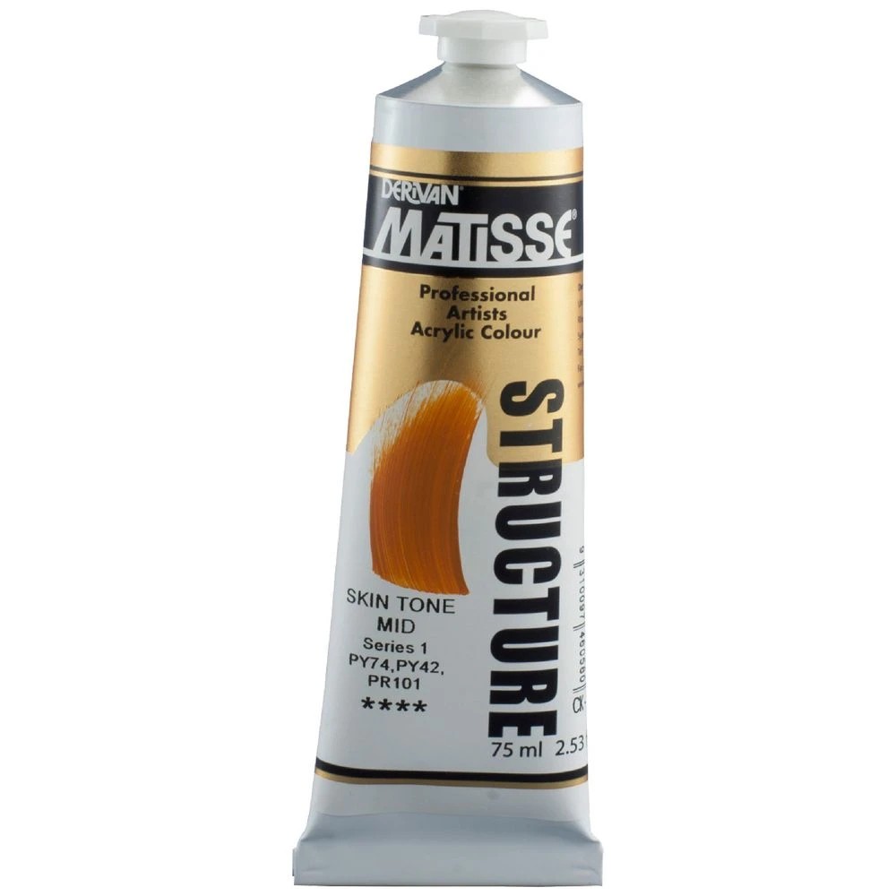 1 Derivan Matisse Structure Paint 75mL Skin Tone Mid S1, 1 of 2