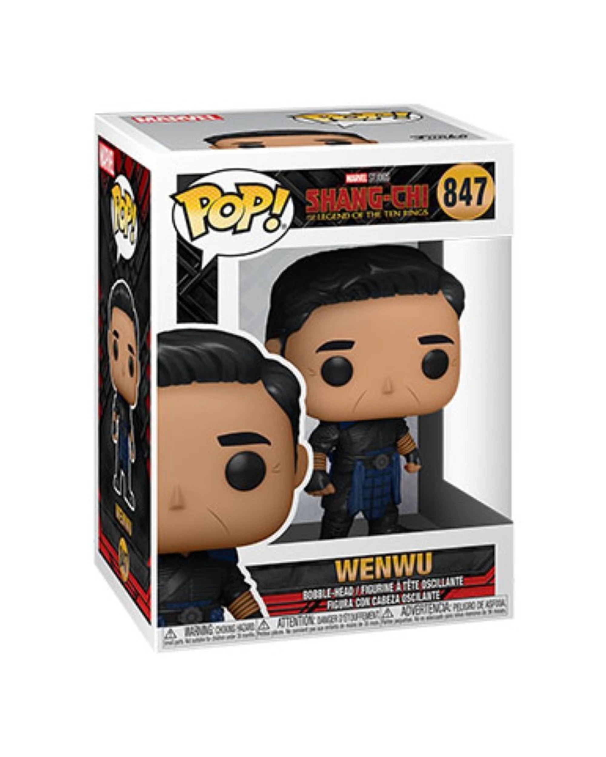 2 POP Pop Vinyl Figurine Shang-Chi - Wenwu Vinyl Action Figure 10cm Collectible - Black, 2 of 3