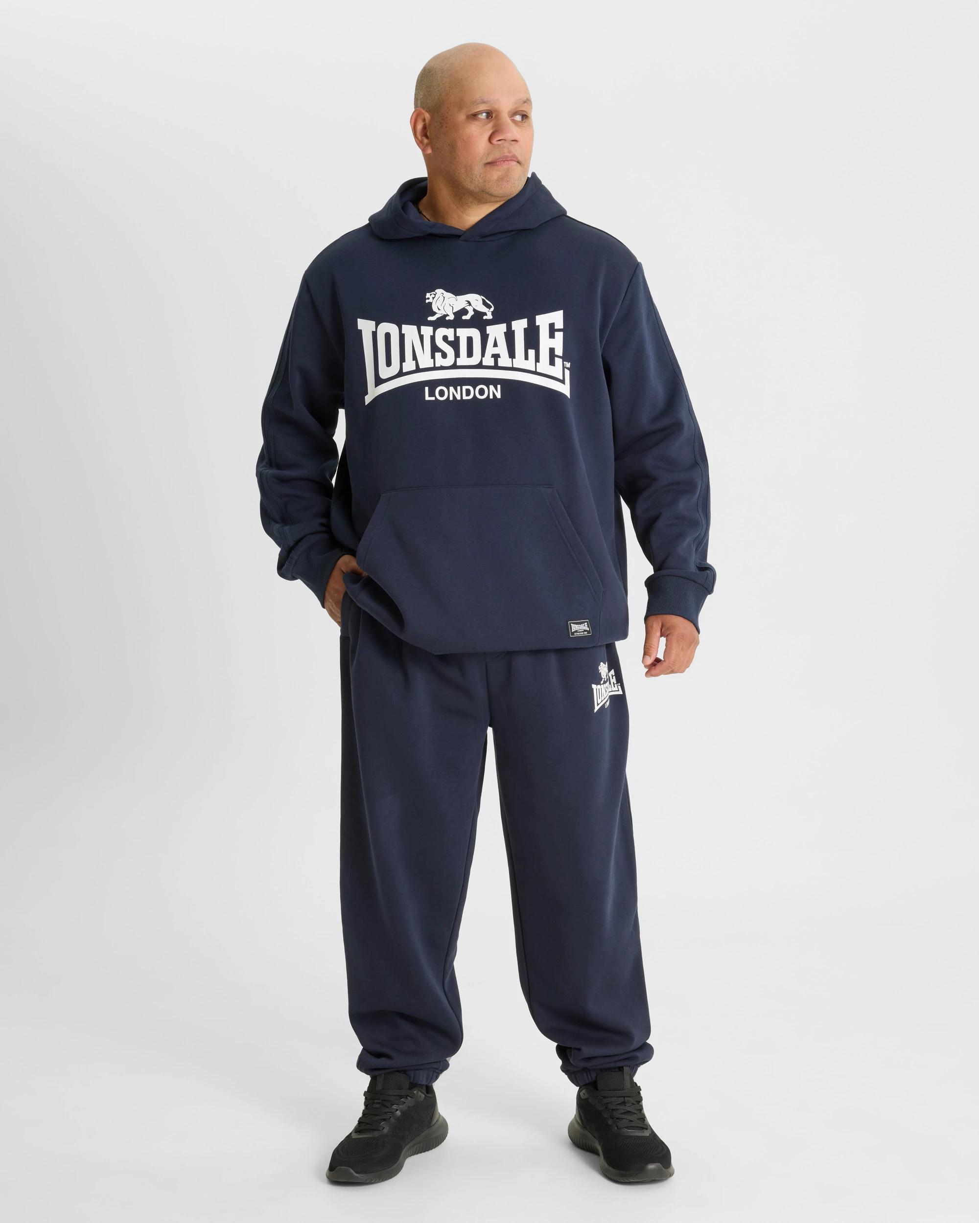 5 Lonsdale London Plus Sport Trackpants NAVY, 5 of 6