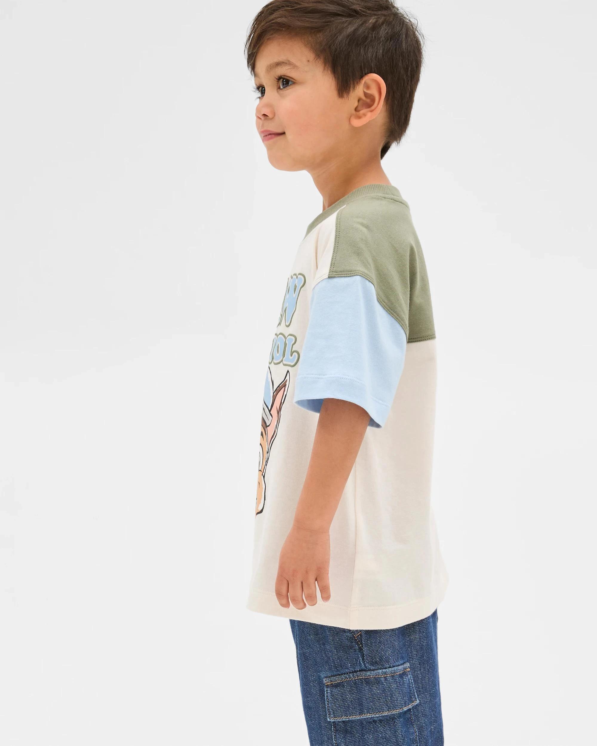 4 Paw Patrol Australian Cotton T-Shirt CREAM, 4 of 7