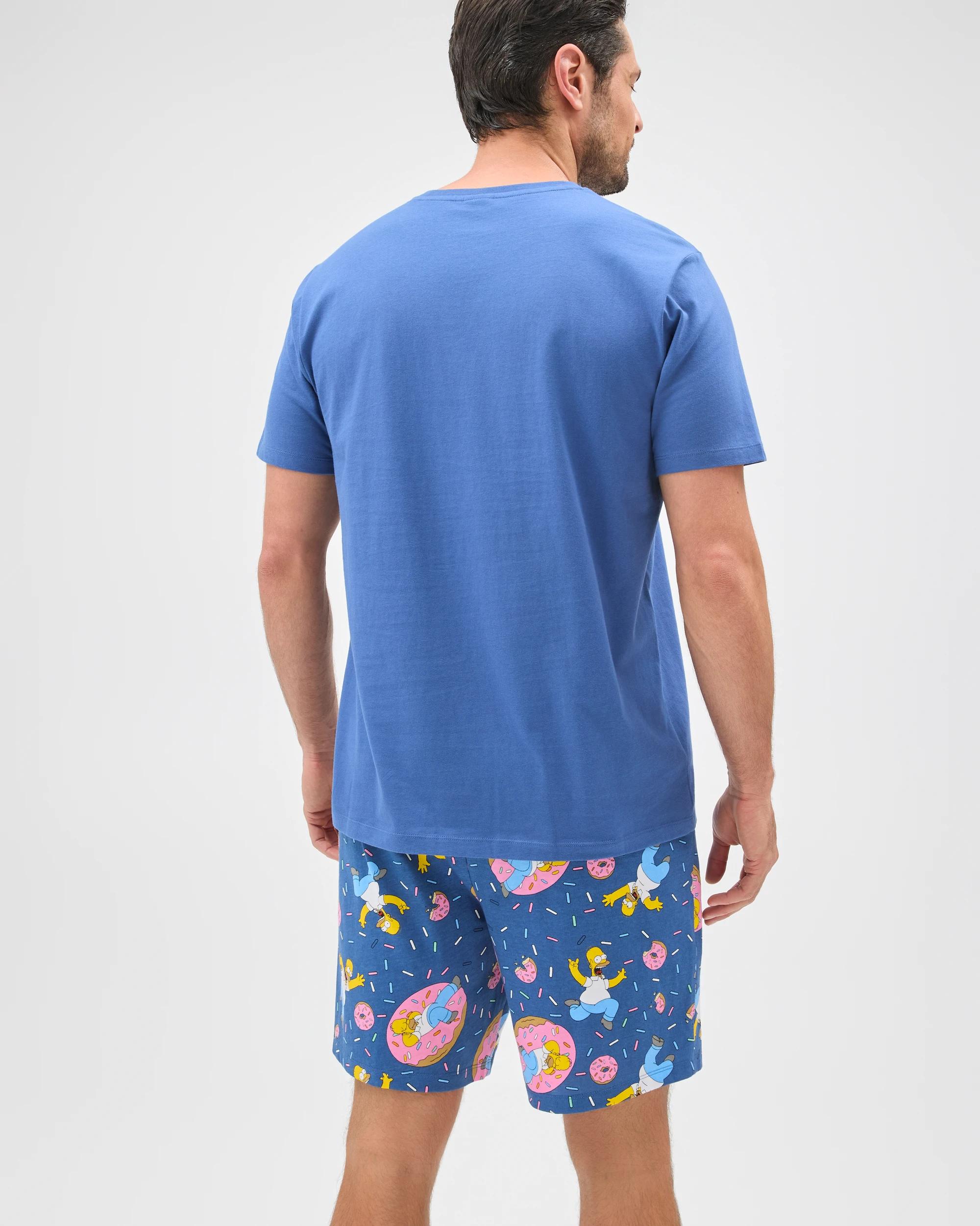 7 Licensed The Simpsons Australian Cotton Pyjama Set BLUE SIMPSONS, 7 of 7