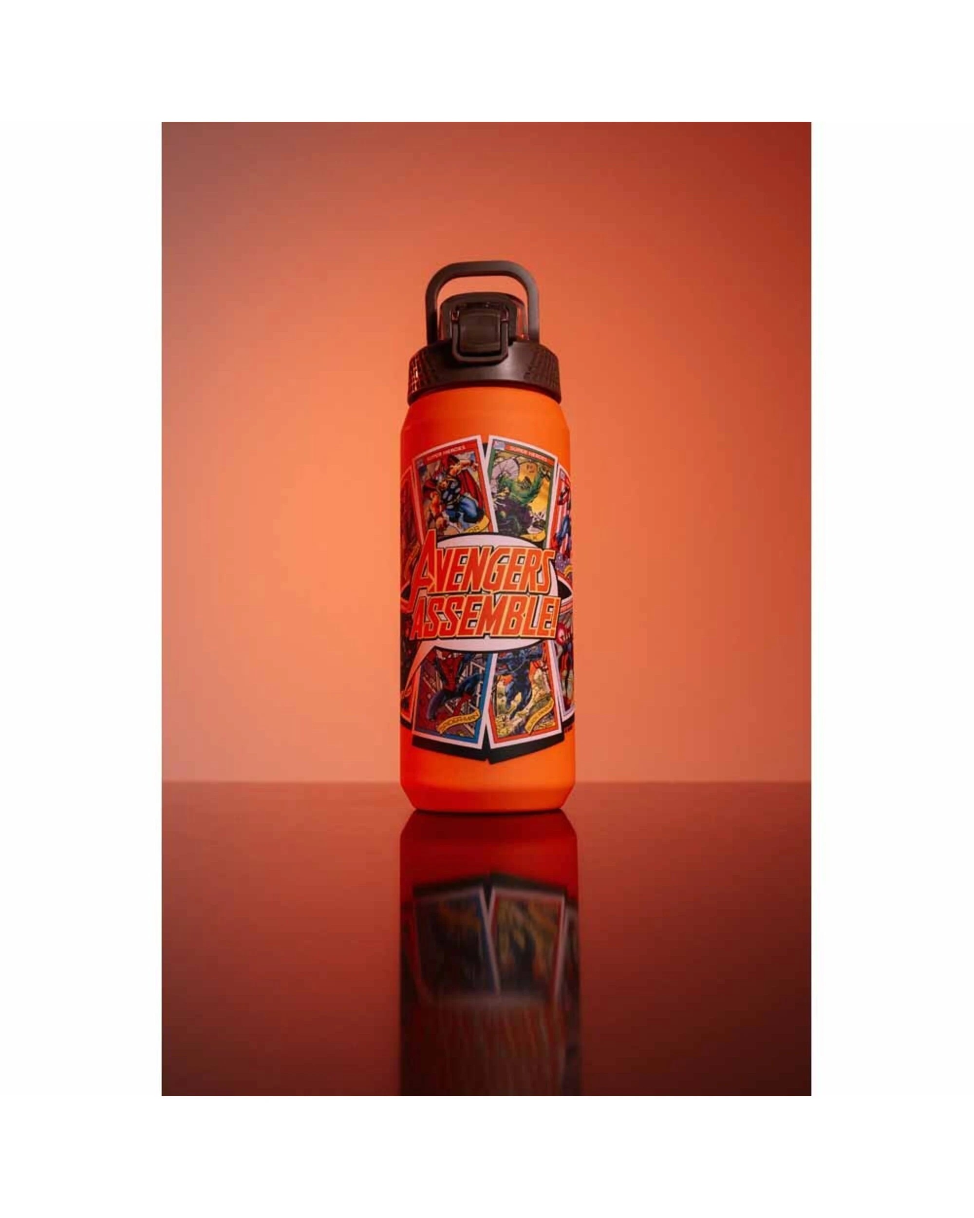 3 Marvel - The Avengers - Avengers Assemble 1.5L Sports Drink Bottle - Orange, 3 of 3