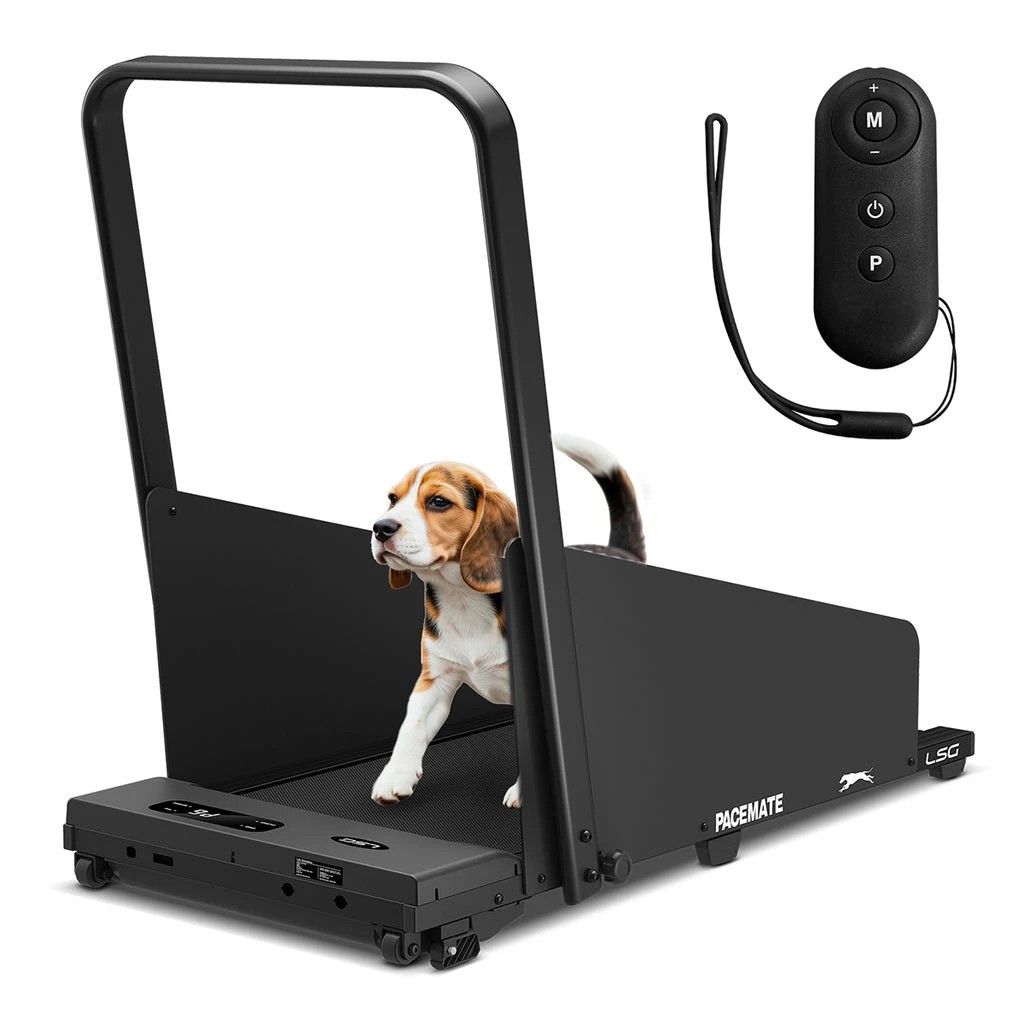1 LSG PaceMate 2-in-1 Dog Treadmill & Walking Pad - Black, 1 of 9