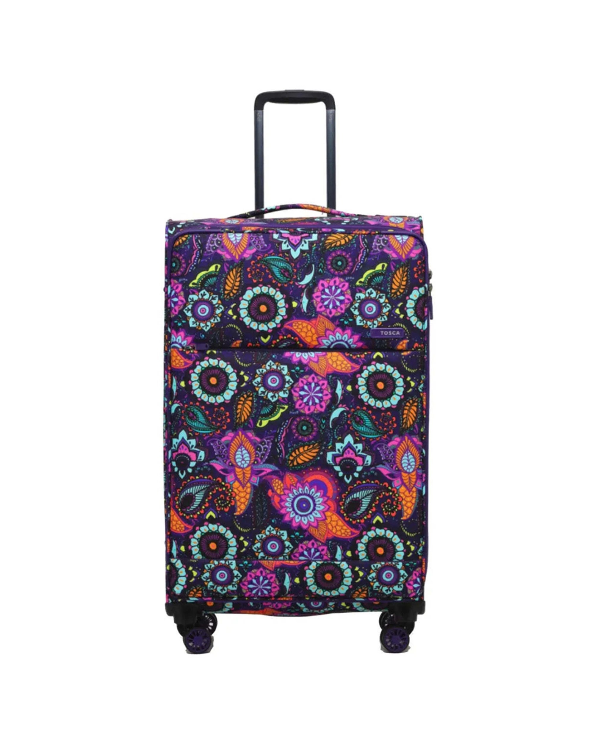 7 Tosca 3Pc So-Lite 2-Wheel Suitcase Travelling Luggage Trolley Set - Pattern, 7 of 9