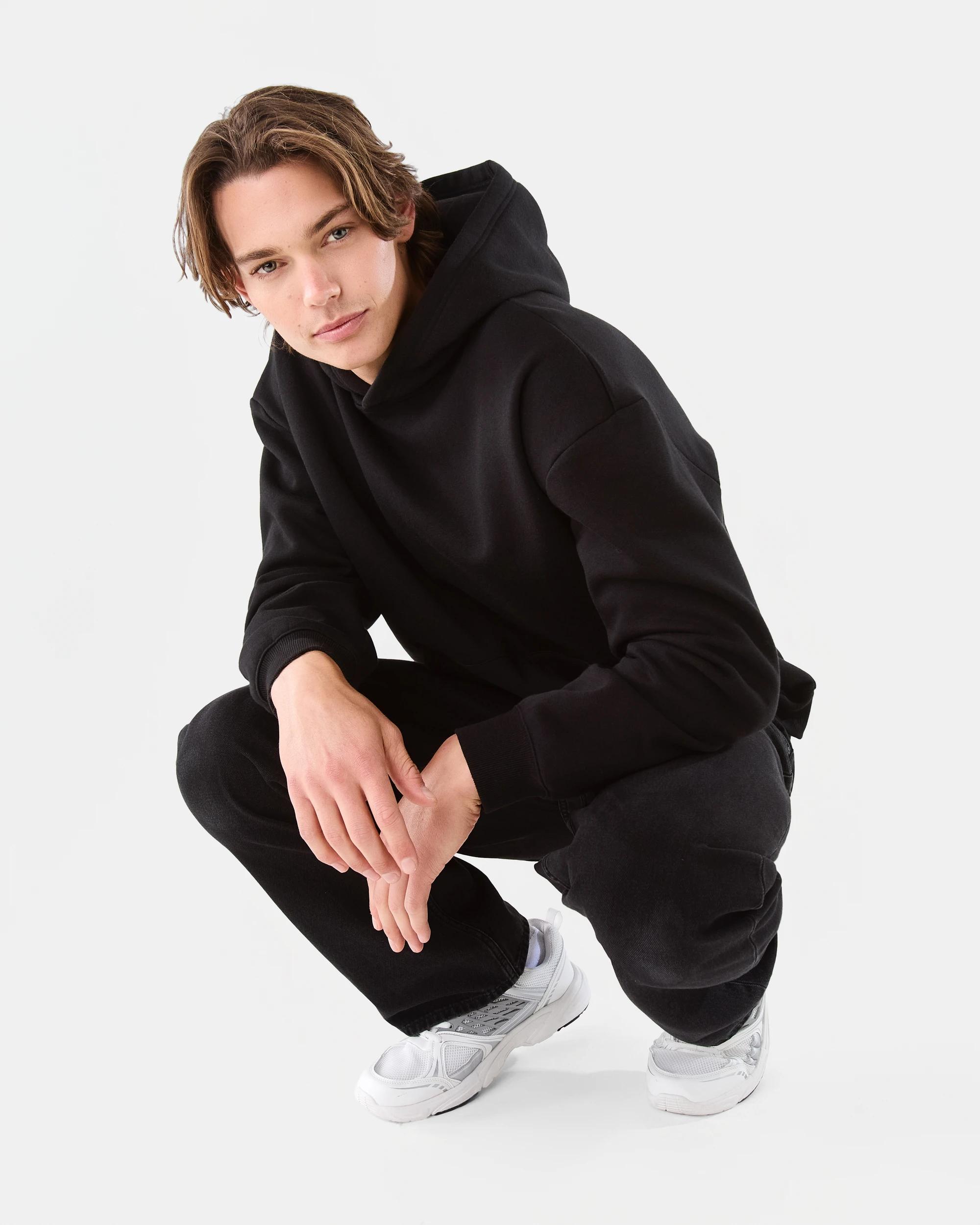 10 Relaxed Core Hoodie Black, 10 of 10
