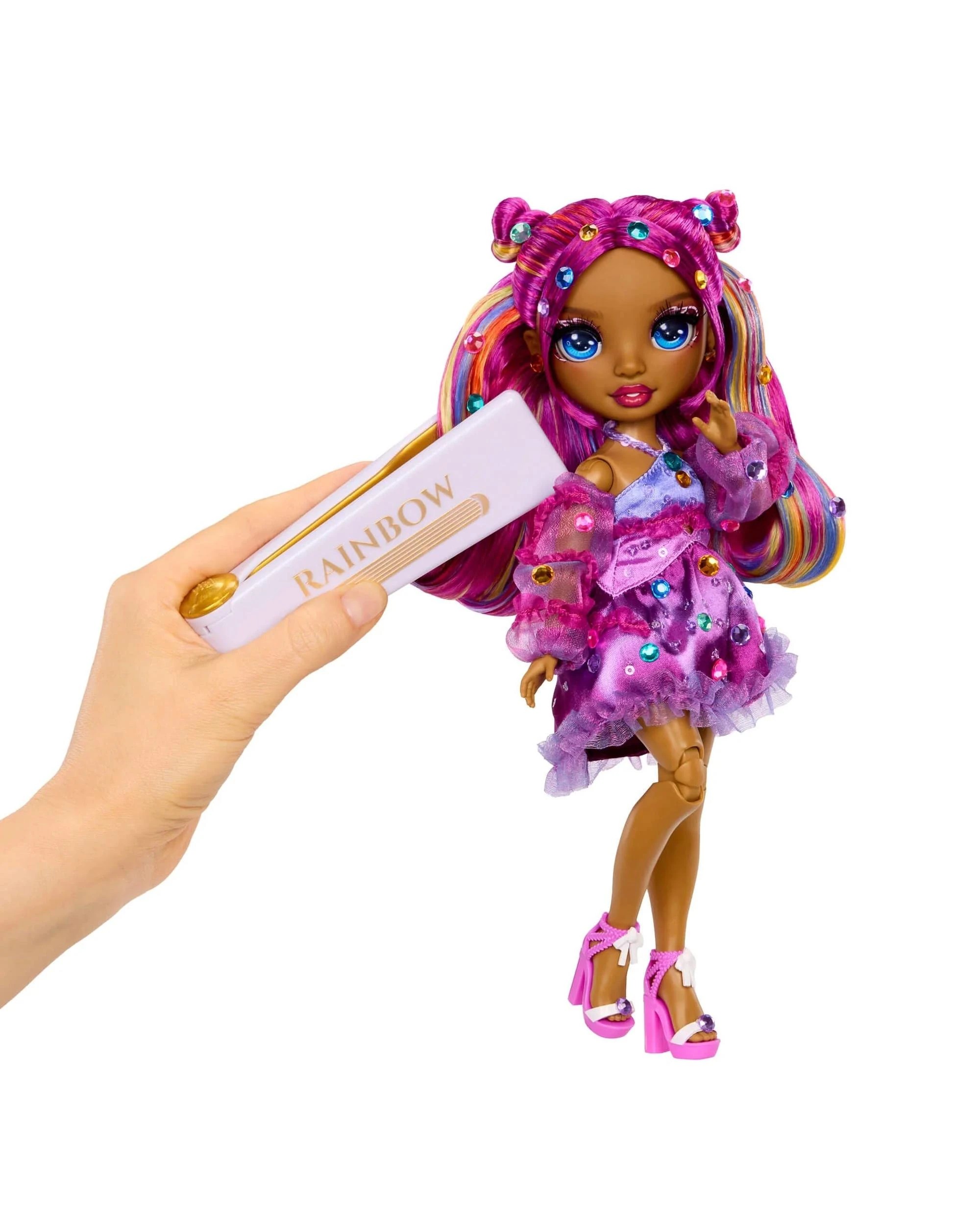 4 Rainbow High Be Dazzling Noemie Violette Fashion Doll - Purple, 4 of 7