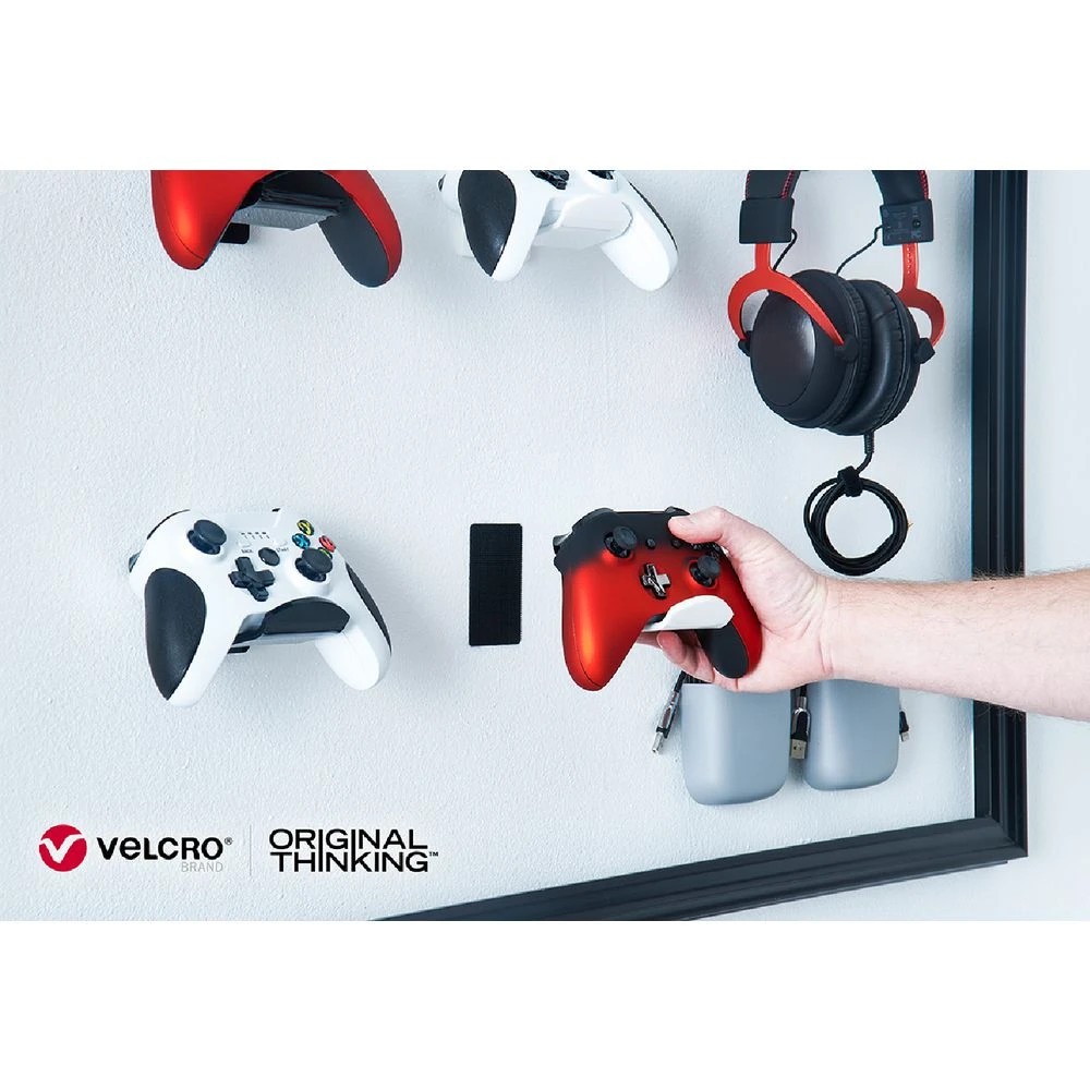 4 VELCRO 7.6 x 4.5cm Sticky Back Hook & Loop Fastener, 4 of 5