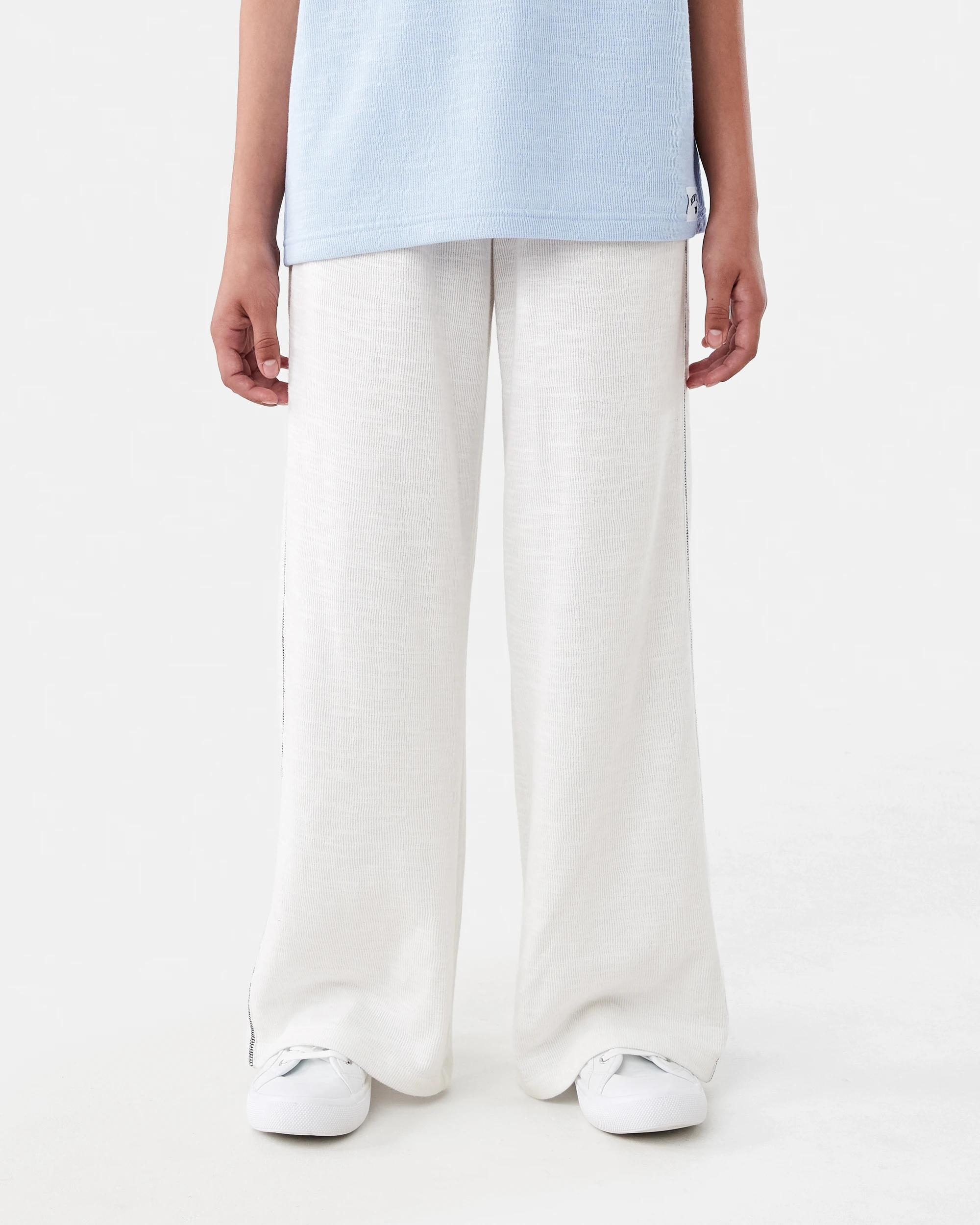 1 Textured Knit Pants Snw White, 1 of 7
