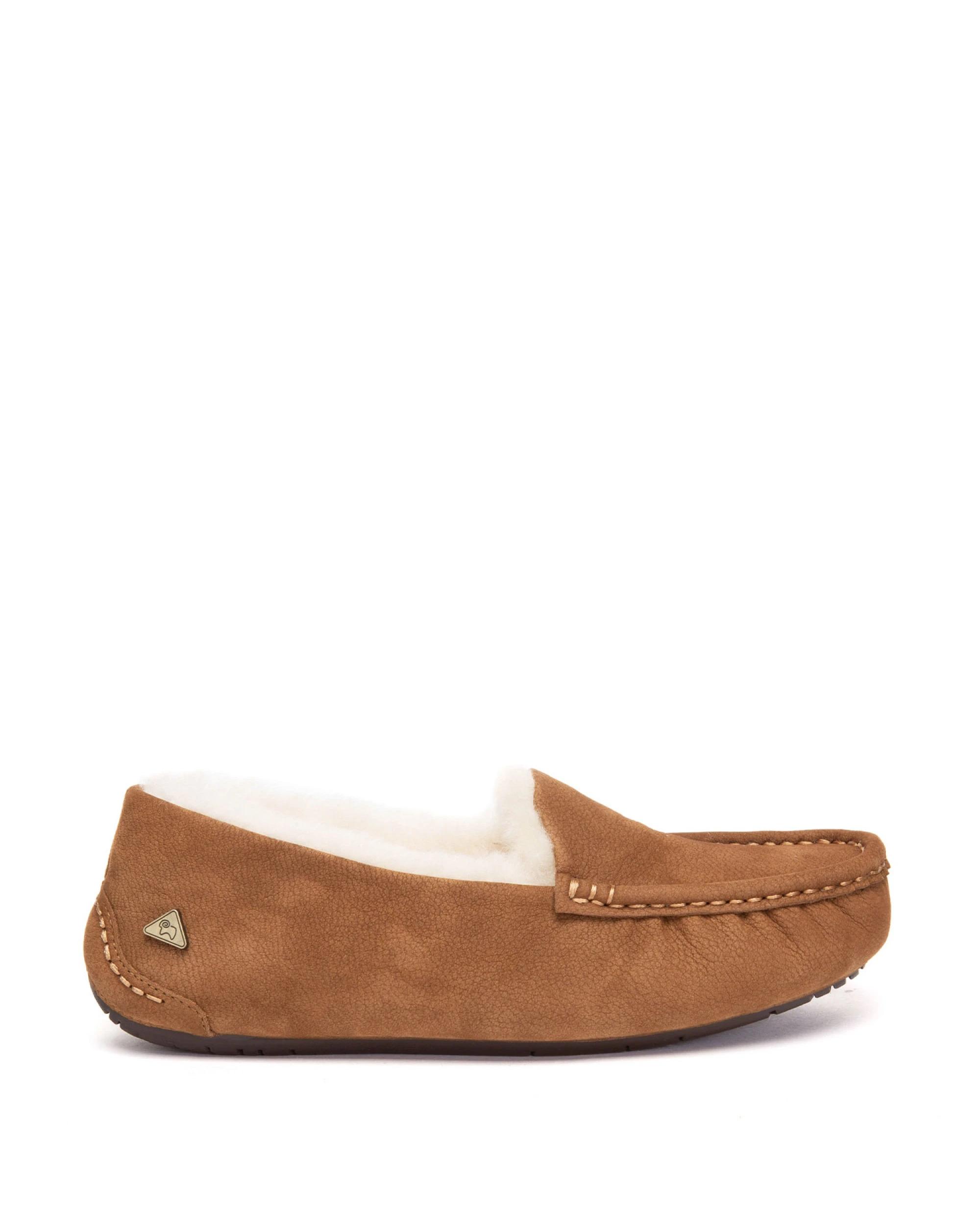 1 Everau Womens Pielet Moccasins CHESTNUT, 1 of 5