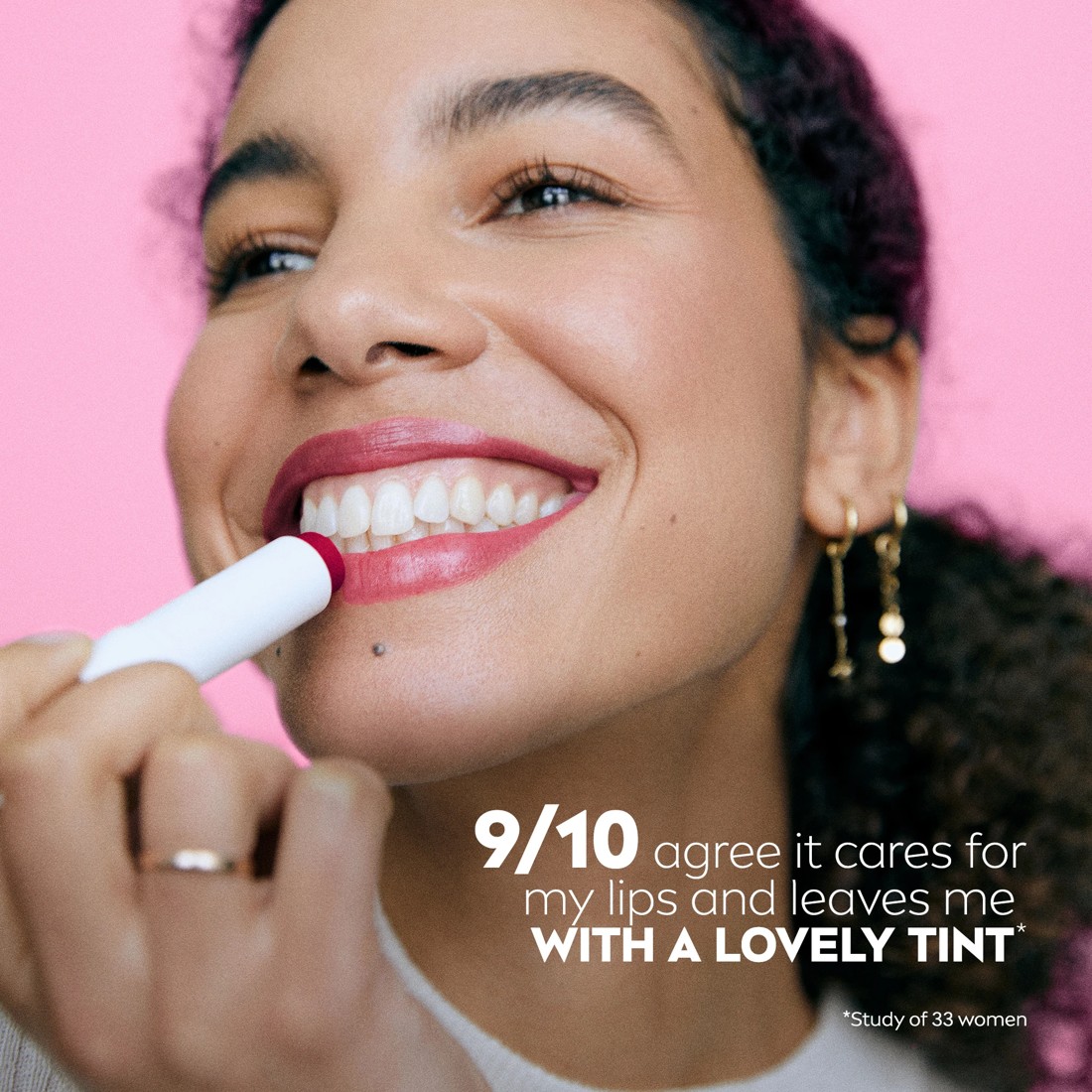 6 Nivea Caring Lip Balm 4.8g - Pomegranate Shine, 6 of 8