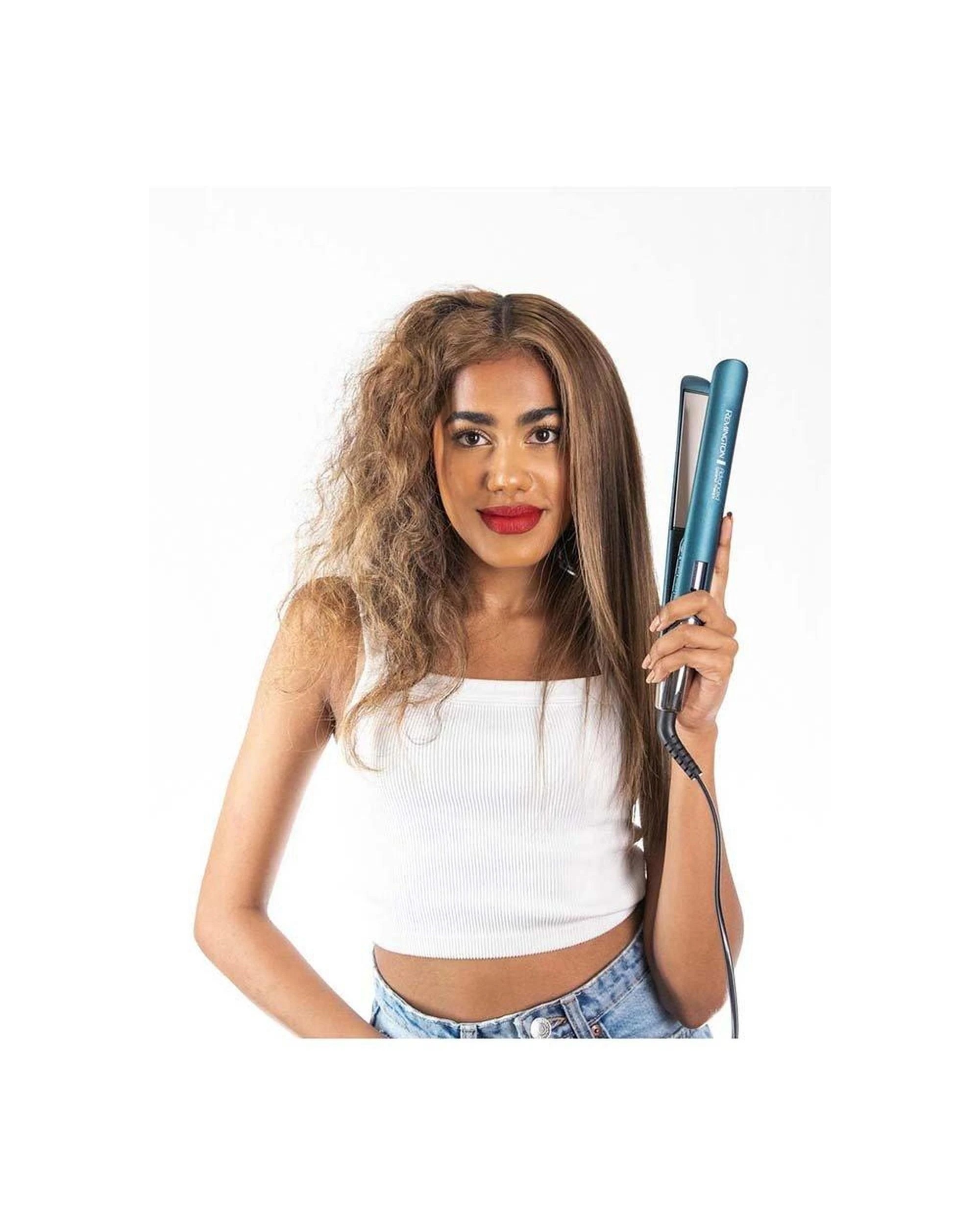 3 Remington Advanced Coconut Therapy Hair Straightener, 3 of 8