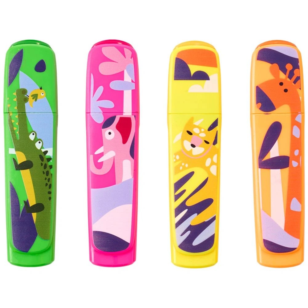 4 Studymate Novelty Highlighter Bright 4 Pack, 4 of 8