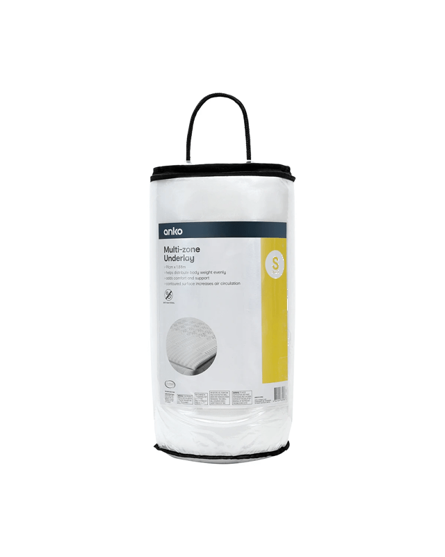 Multi-Zone Underlay - Single Bed, W