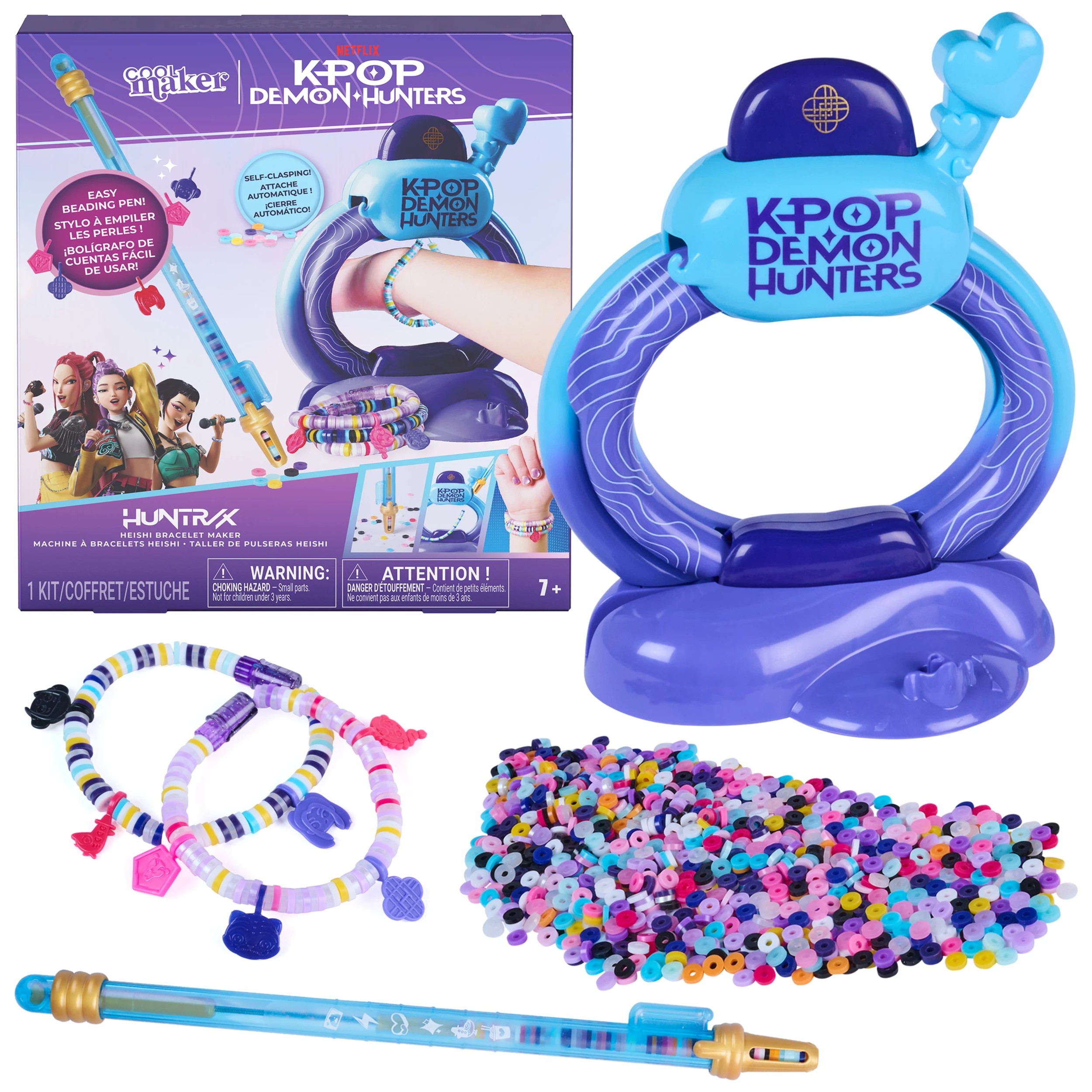1 KPop Demon Hunters: Huntrix Heishi Bracelet Maker, 1 of 9