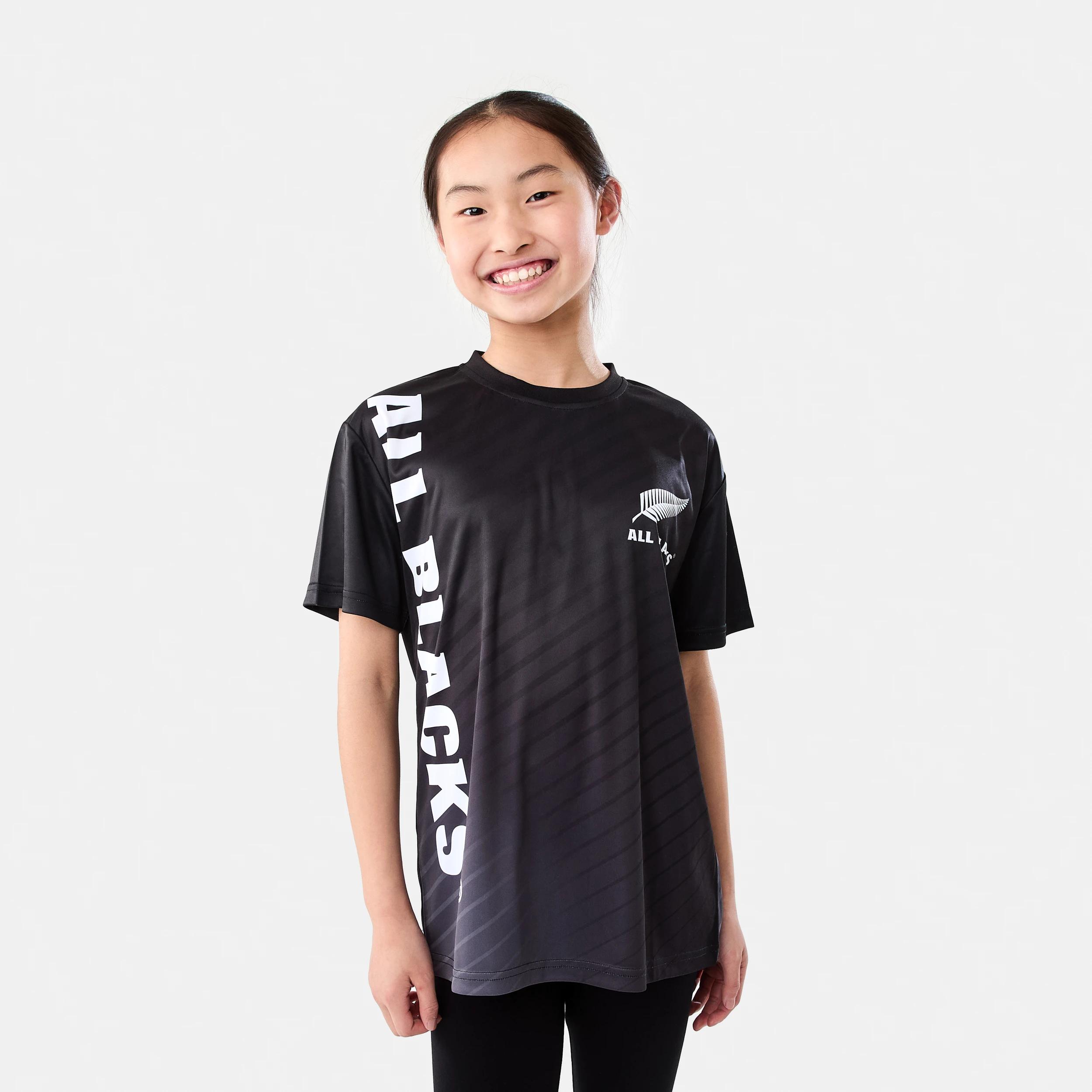 1 Official All Blacks Youth T-shirt BLACK, 1 of 7