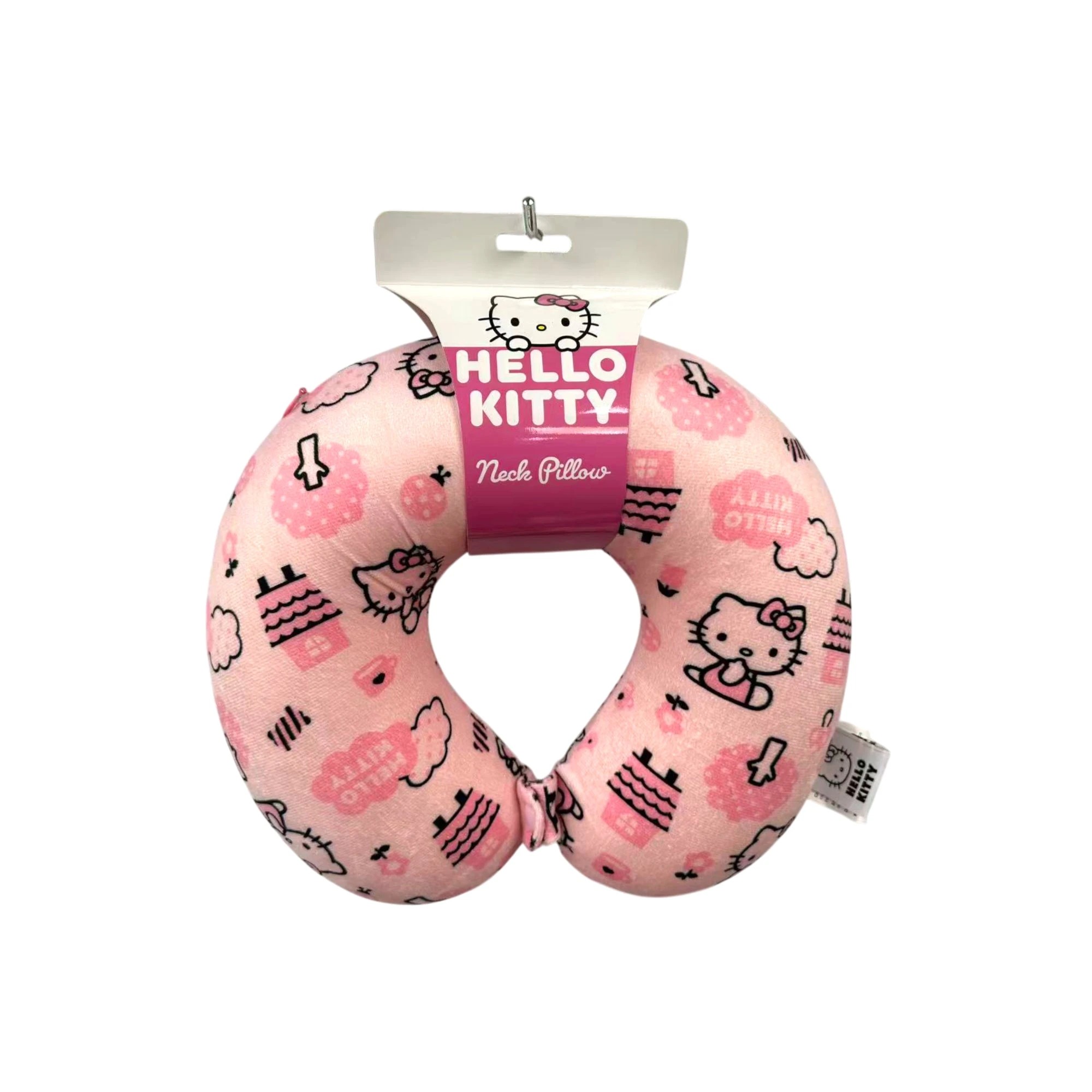 5 Hello Kitty 3-Piece Travel Set - 50cm Hard-Shell Carry-On, Memory Foam Neck Pillow, Luggage Tag - Multi, 5 of 7