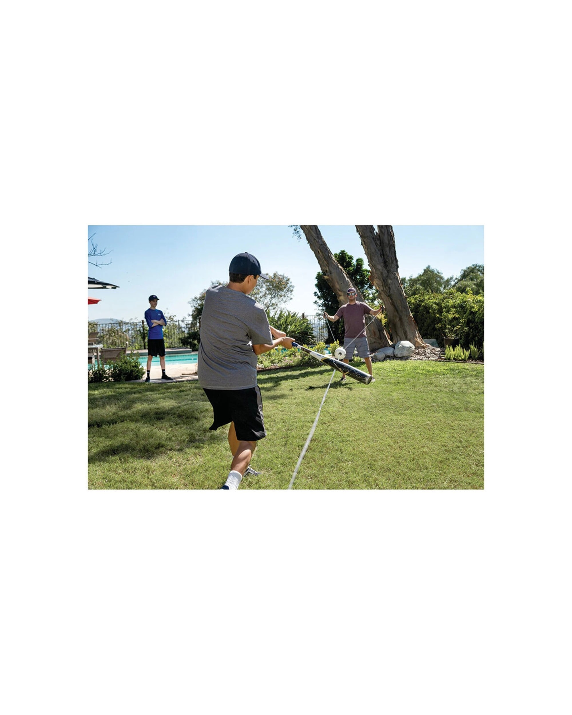 2 Sklz Zip-N-Hit Pro Baseball Softball Swing Training System for Training and Skill Development - Black, 2 of 3