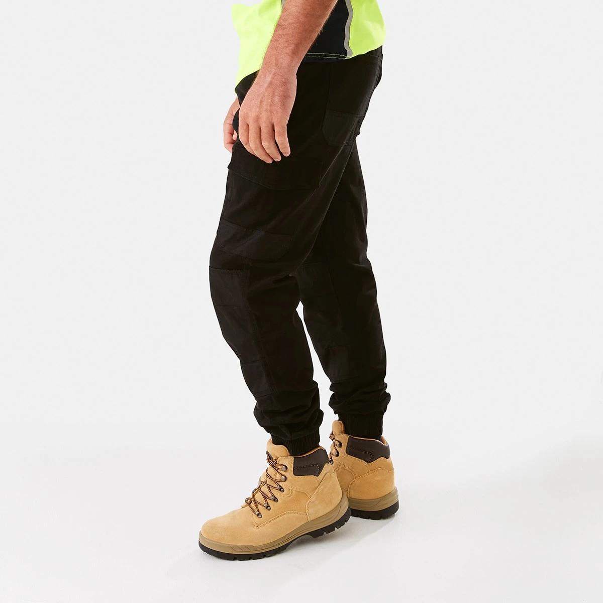 2 Cuff Work Joggers BLACK, 2 of 8