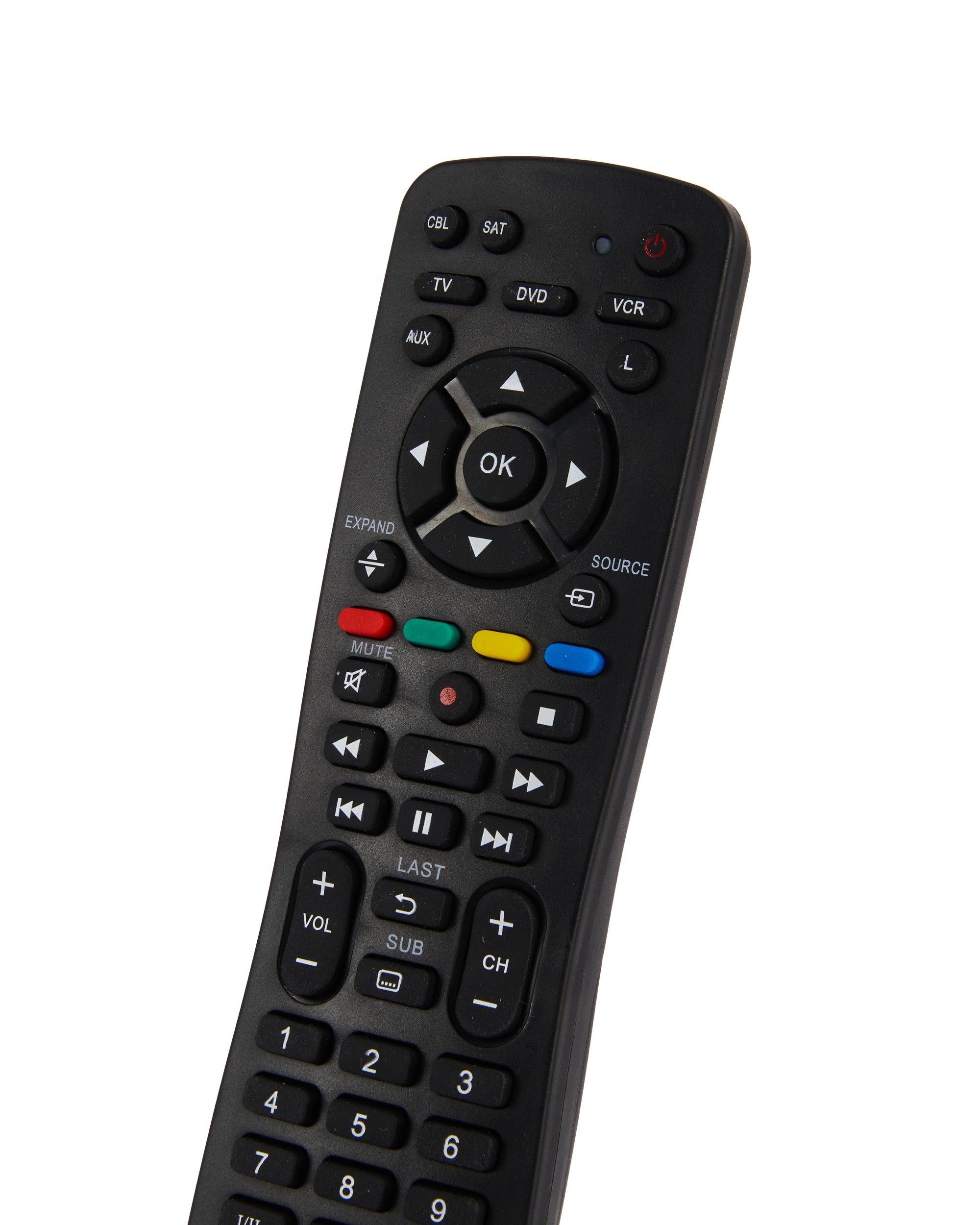 2 Universal Remote Control - Black, 2 of 7