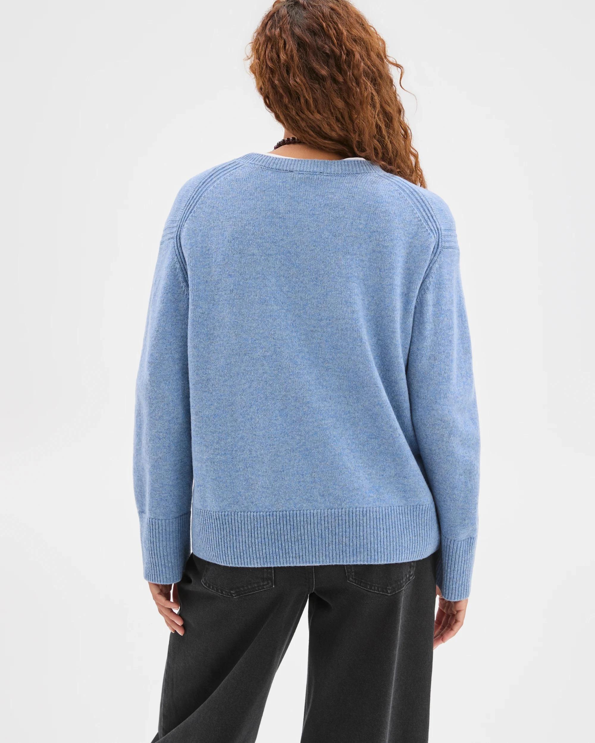 7 Target Woman Lambswool Long Sleeve Sweater MINERAL MIST, 7 of 7