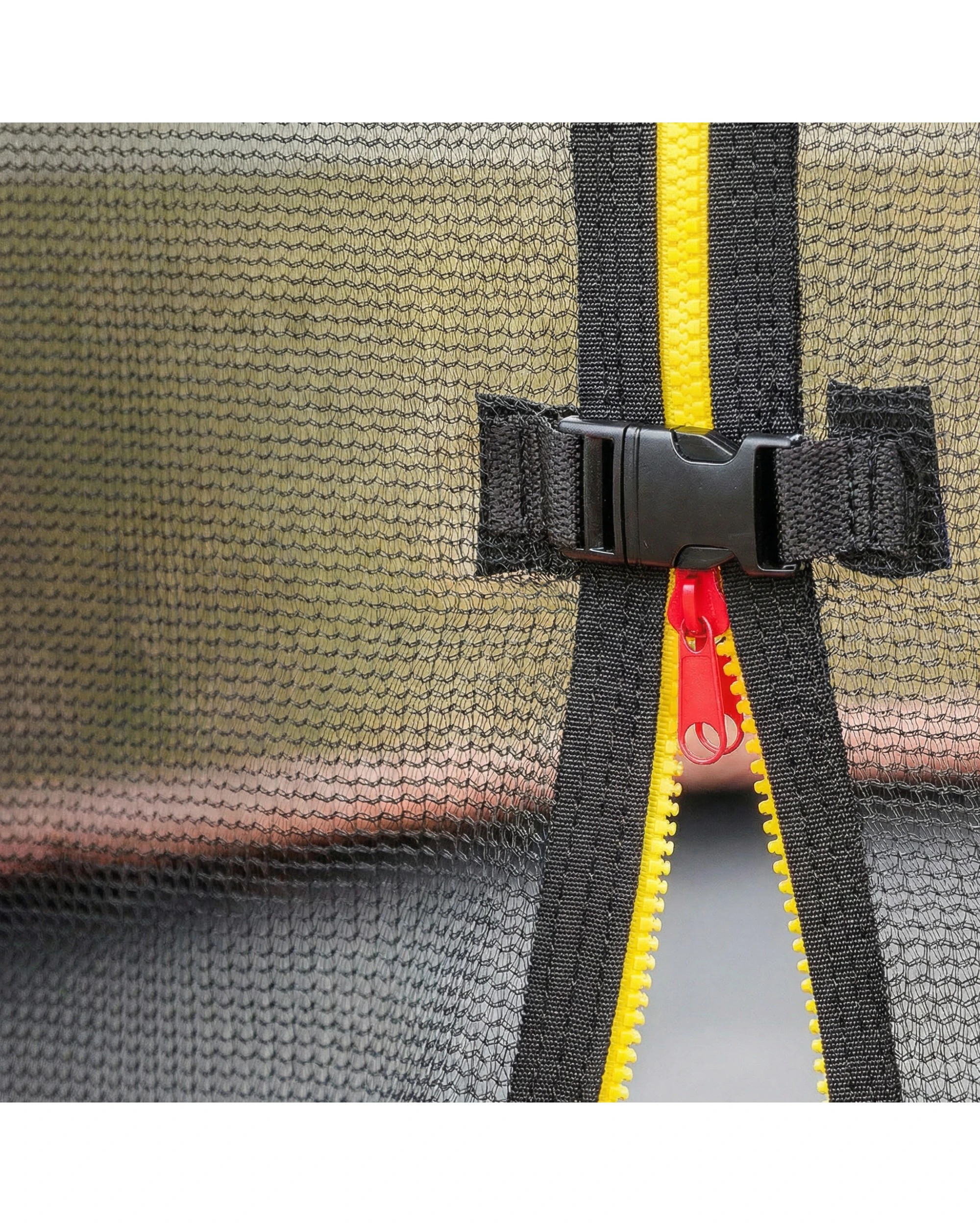 3 Kahuna Trampoline 6 ft with Basketball Set and Roof - Rainbow - Pattern, 3 of 8