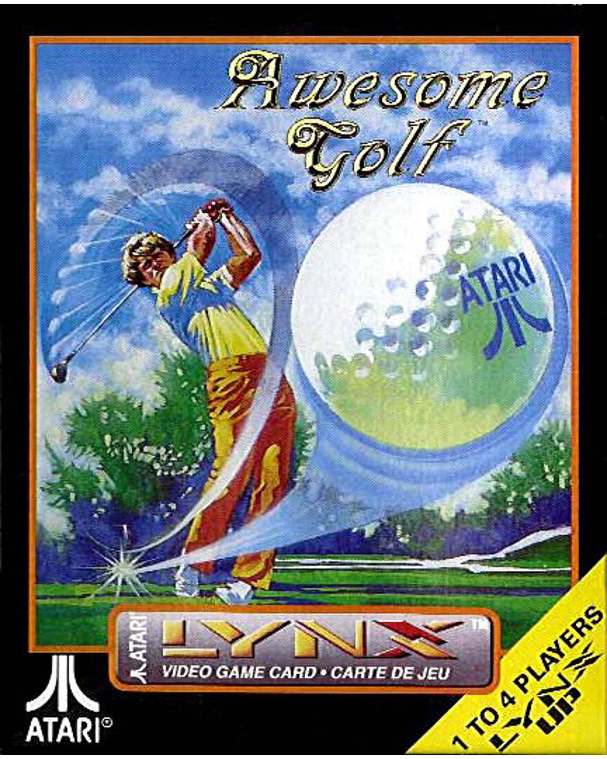 1 Atari Awesome Golf - Atari Lynx, 1 of 2