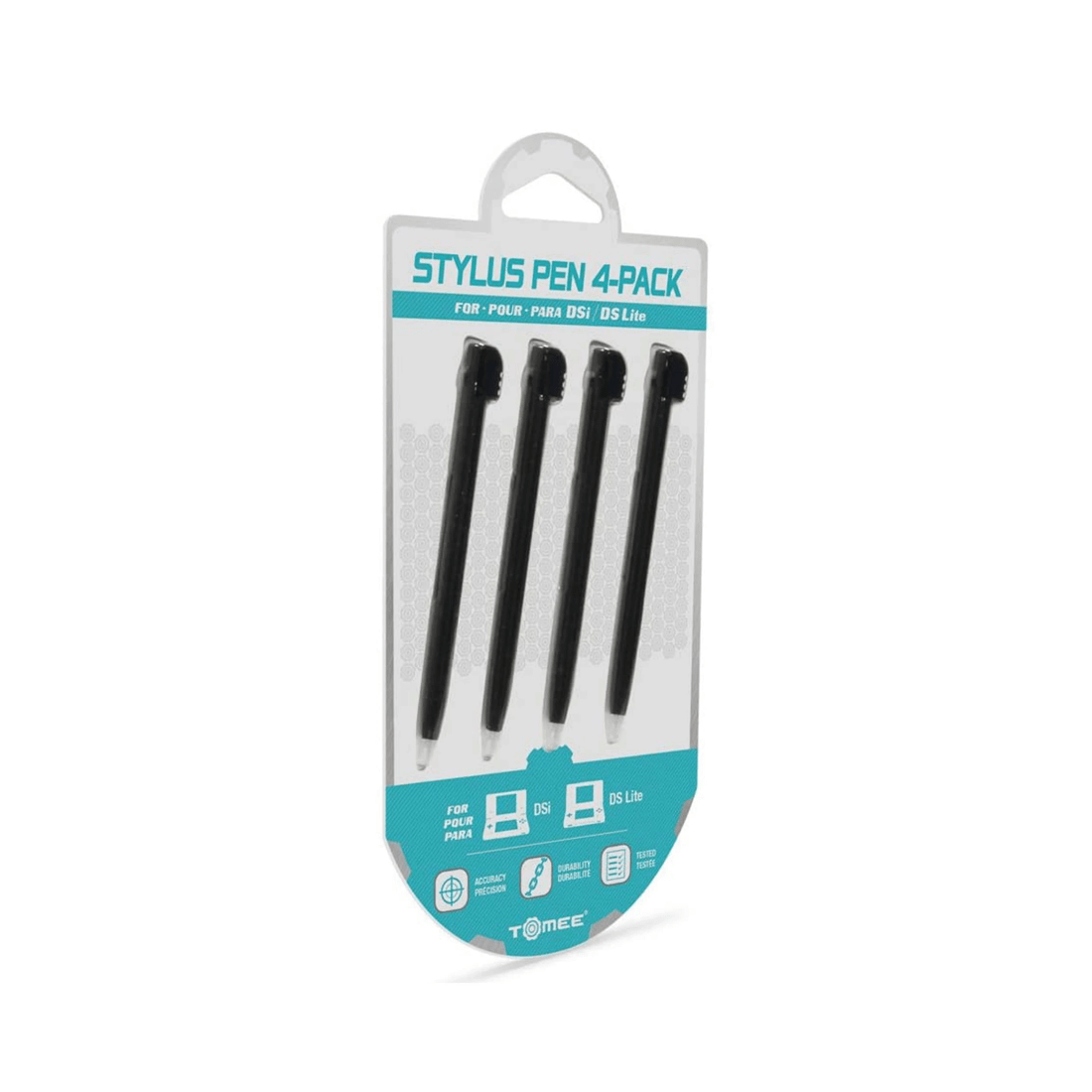 3 Tomee Stylus Pen Set for Nintendo DSi/ Nintendo DS Lite 4-Pack - Black, 3 of 3