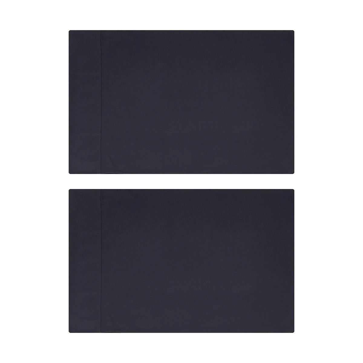 2 2 Pack 500 Thread Count Cotton Standard Pillowcases - Anthracite, 2 of 4