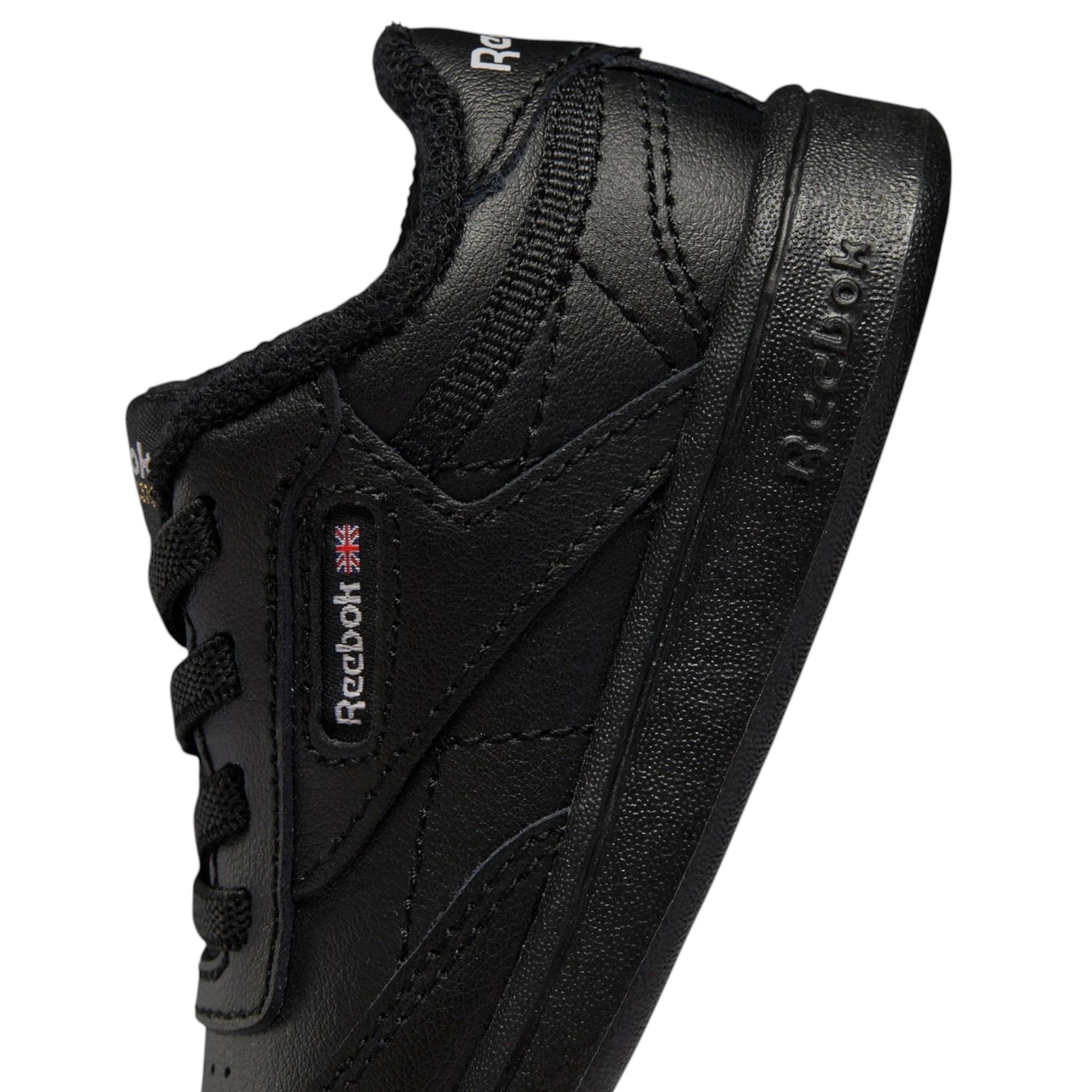 7 Reebok Unisex Toddler Club C Triple Casual Shoes BLACK, 7 of 8