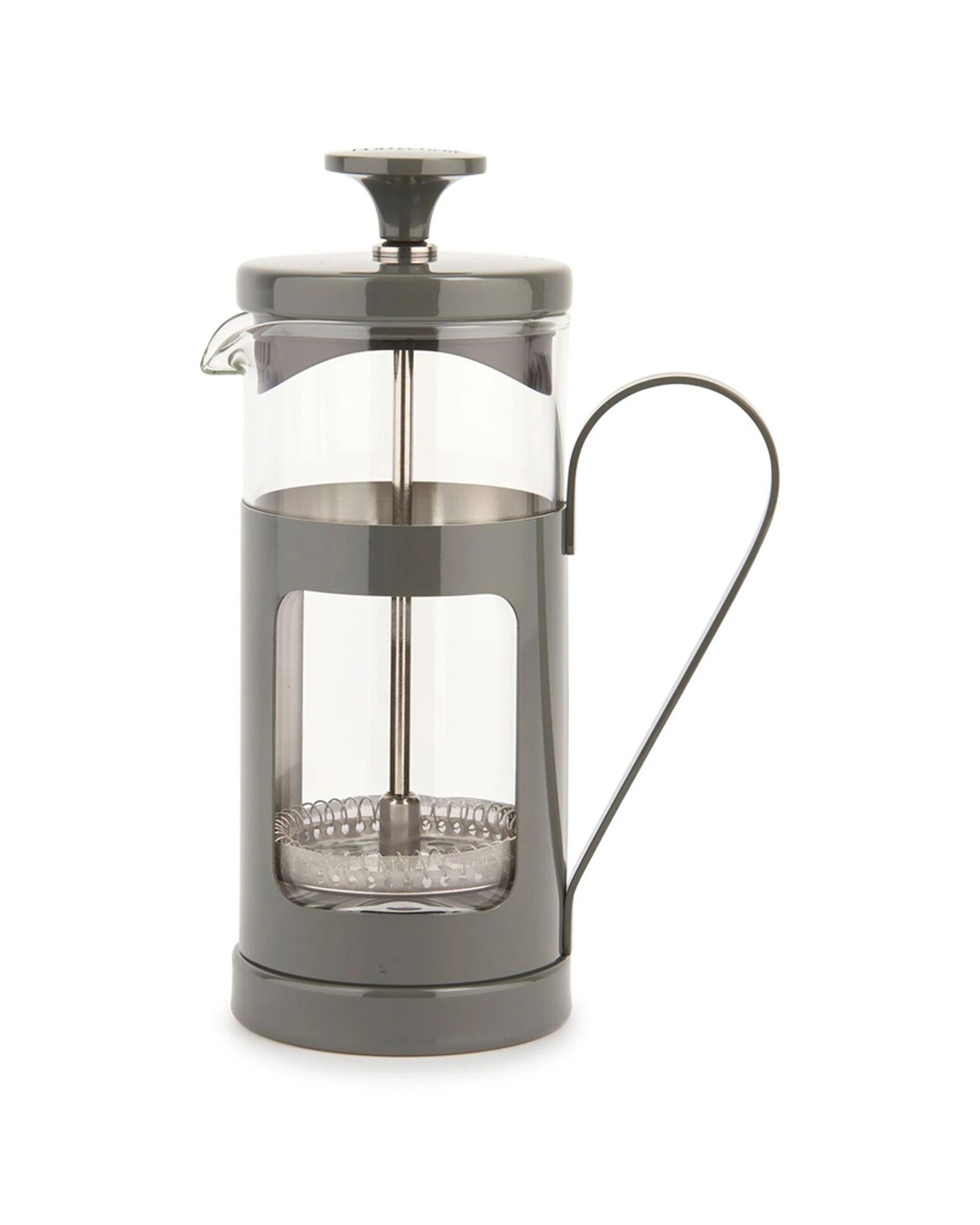 1 La Cafetiere Monaco 3-Cup 350ml Stainless Steel Glass French Press - Grey, 1 of 6