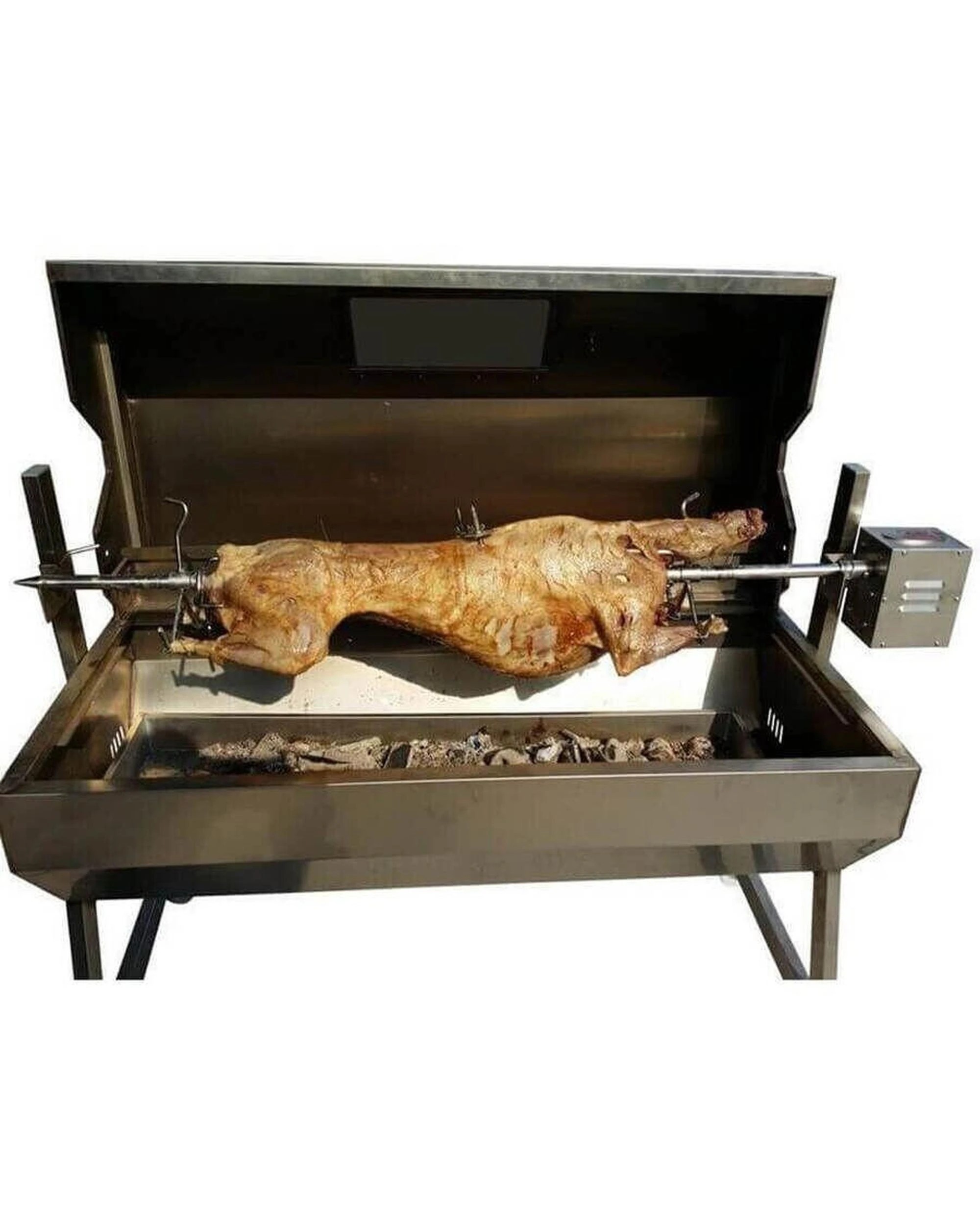 7 Flaming Coals Stainless Steel 30kg Motor Side Mount, 7 of 10