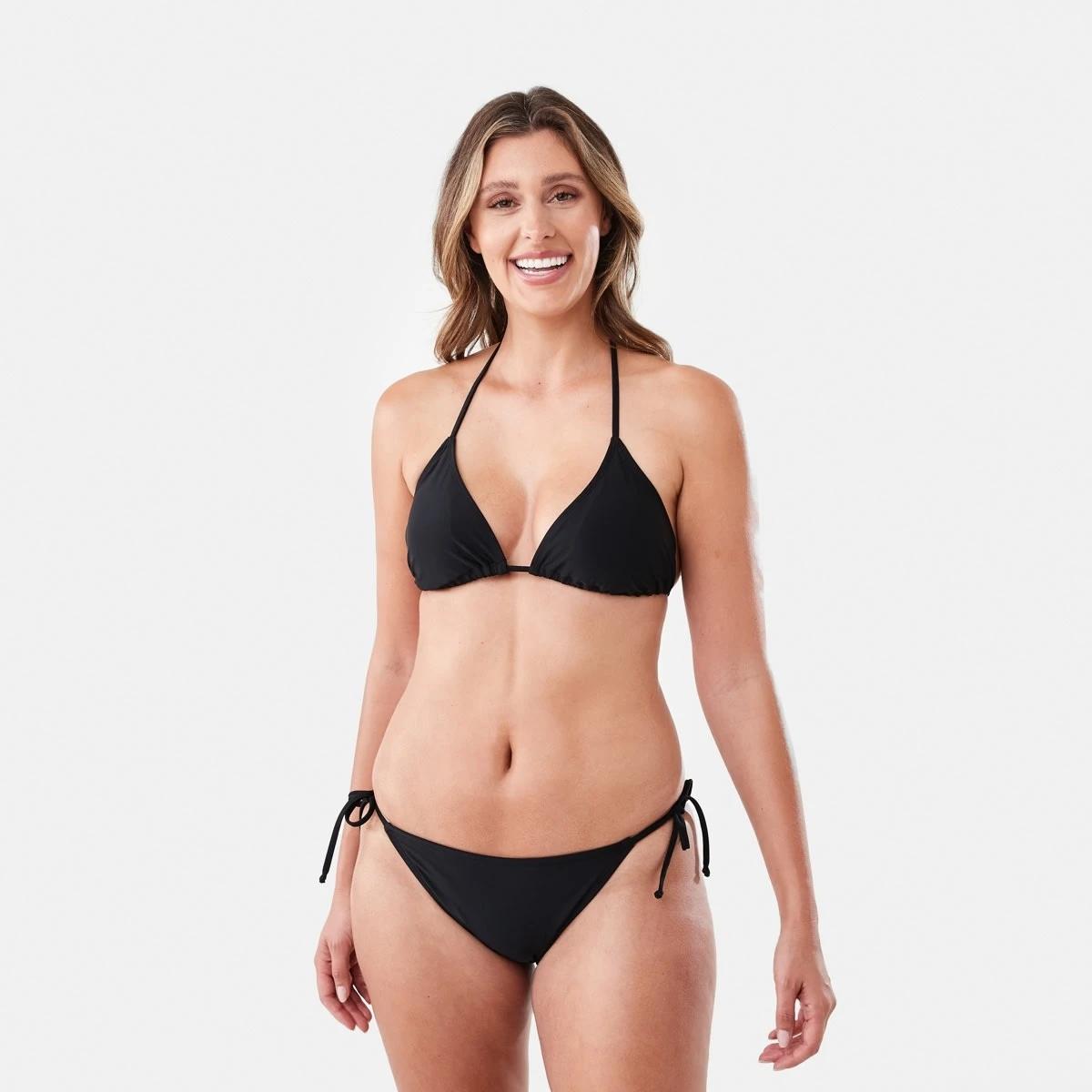 8 Slide Triangle Bikini Top BLACK, 8 of 8