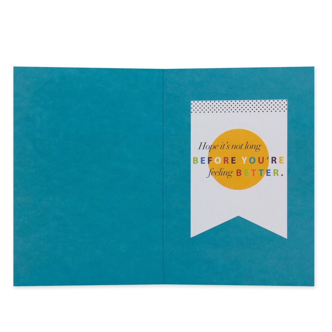 2 Connections from Hallmark Get Well Soon Card - Colourful Dots, 2 of 3