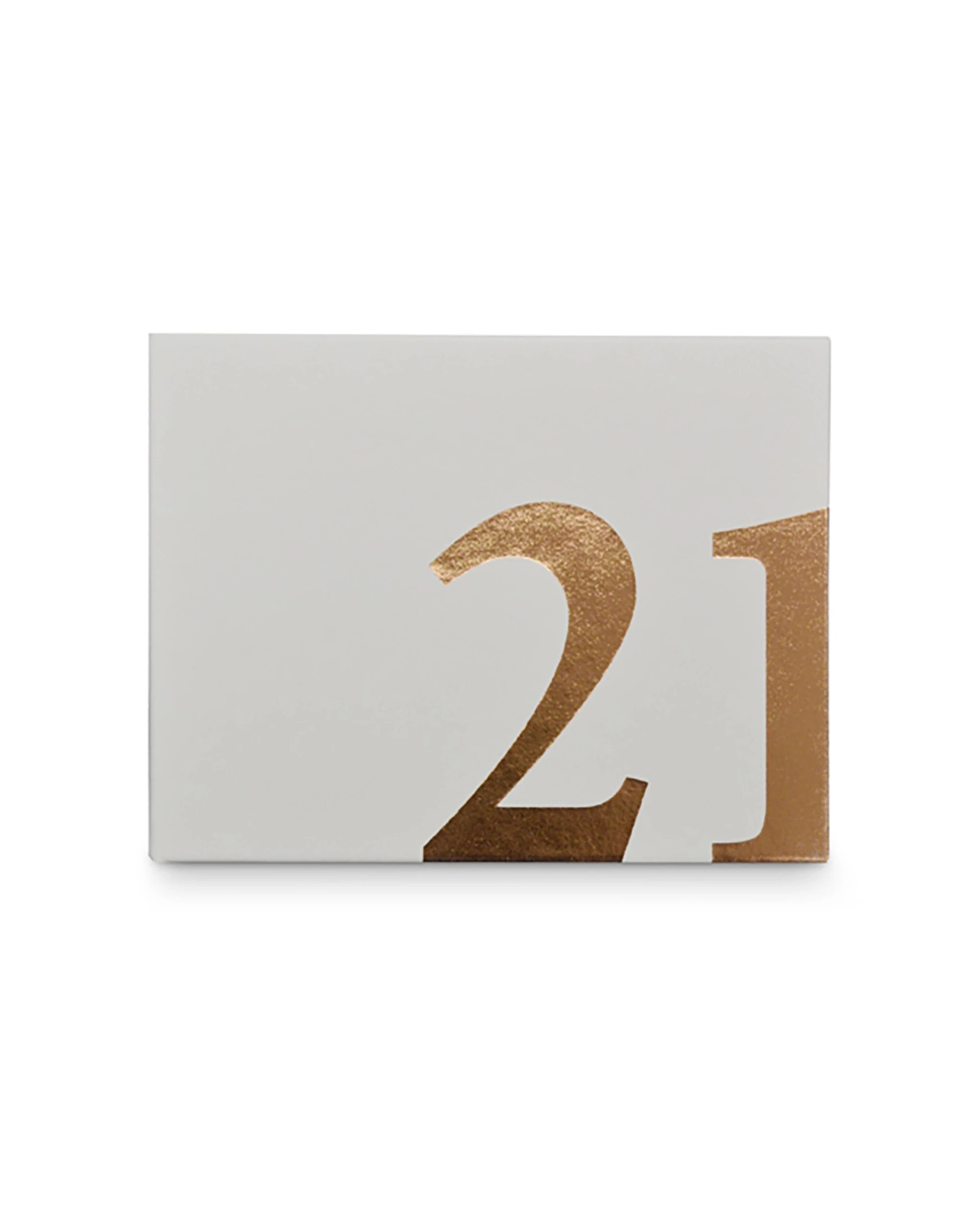 2 21st Guest Book Text 23x18cm Novelty Birthday Party Signature Pad - Gold, 2 of 3