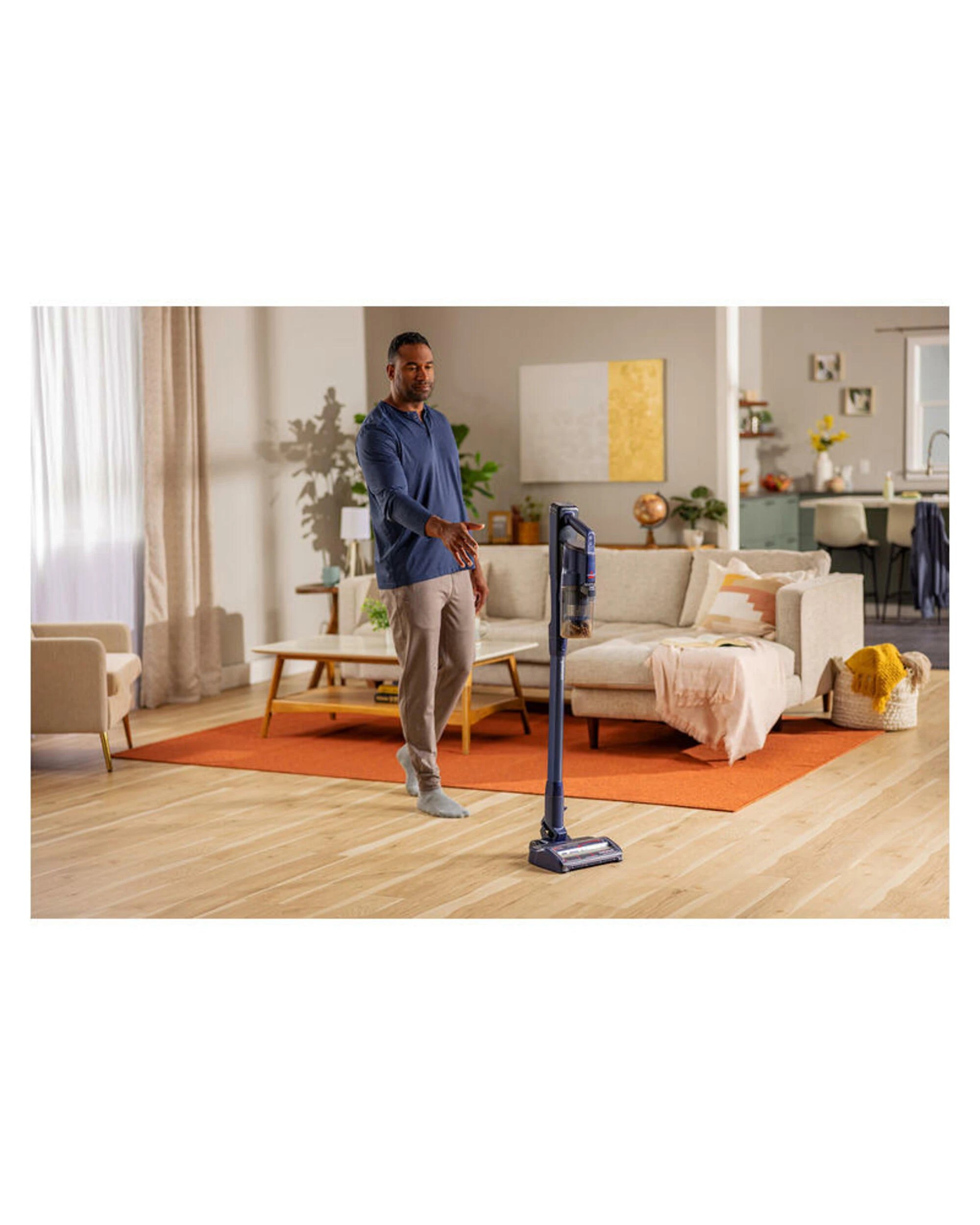 3 Bissell PowerClean Dual Brush Self Standing Cordless Stick Vacuum 4255, 3 of 5