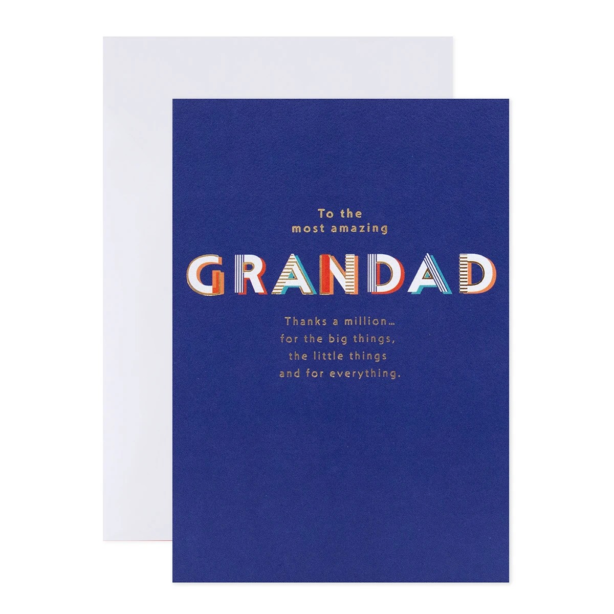 1 Connections from Hallmark Birthday Card - Grandad, Thanks a Million, 1 of 3