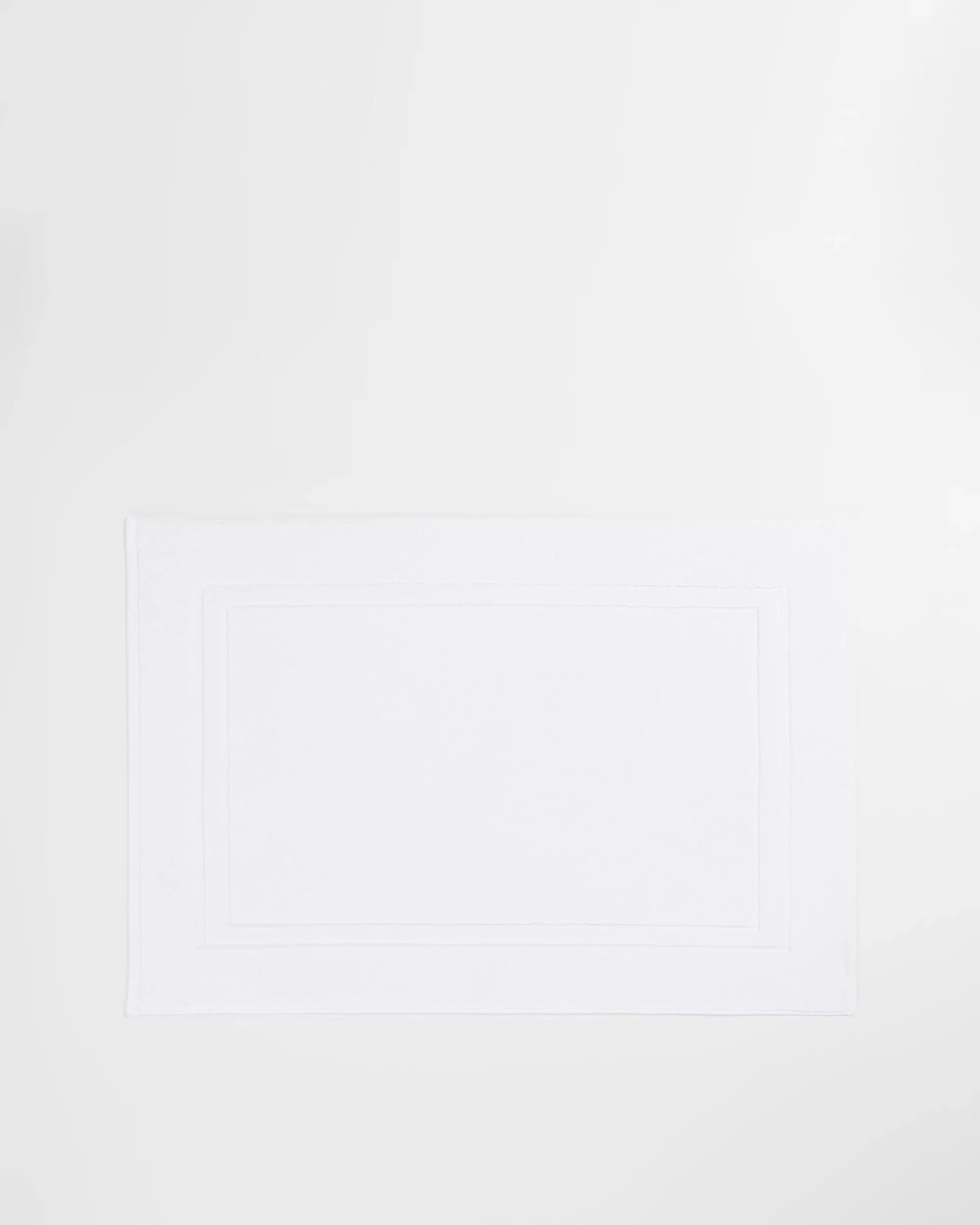 1 Grandeur Australian Cotton Bath Mat - White, 1 of 2