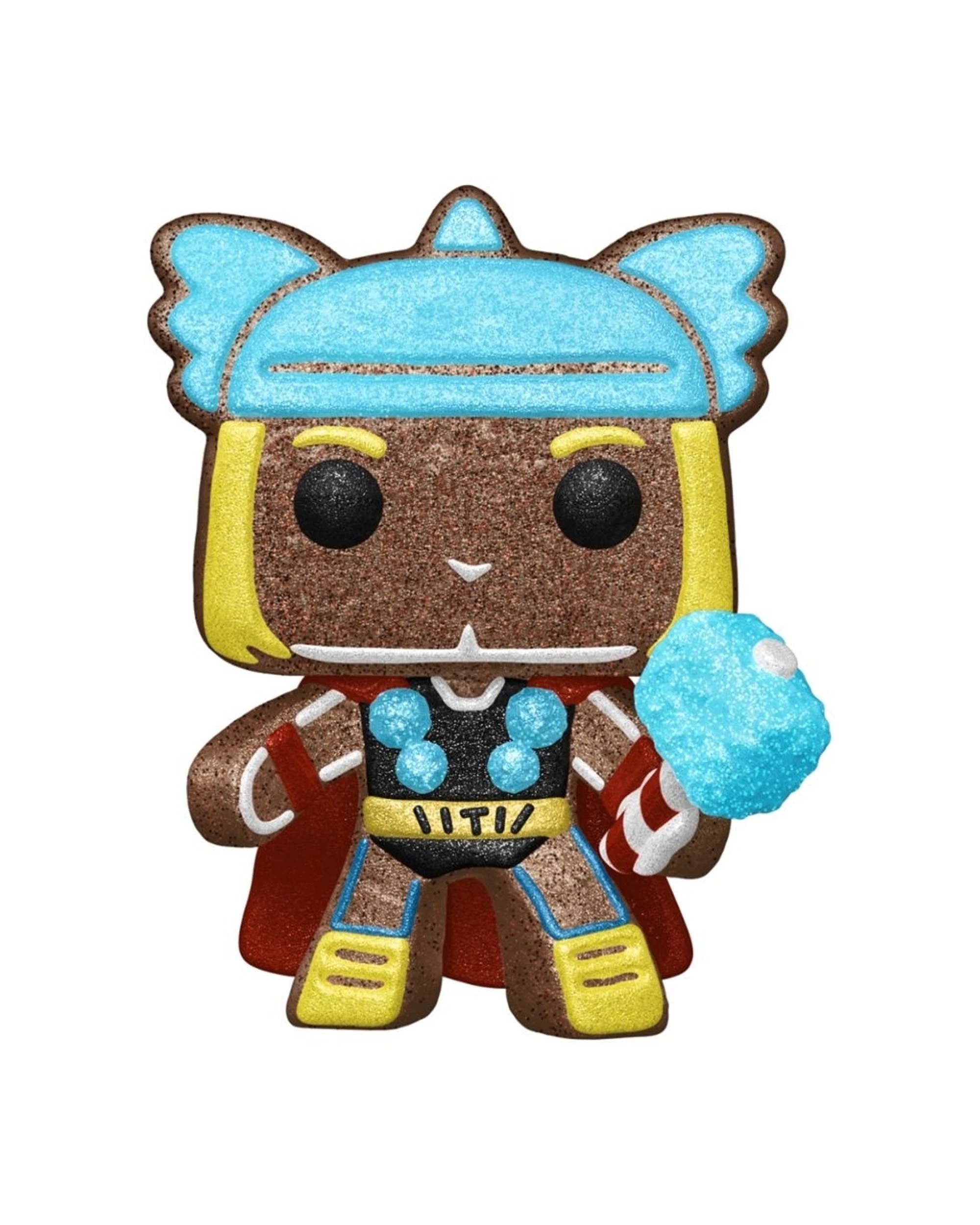 1 Pop Vinyl Figurine Marvel Comics Thor Gingerbread Diamond Glitter 10cm - Multi, 1 of 3