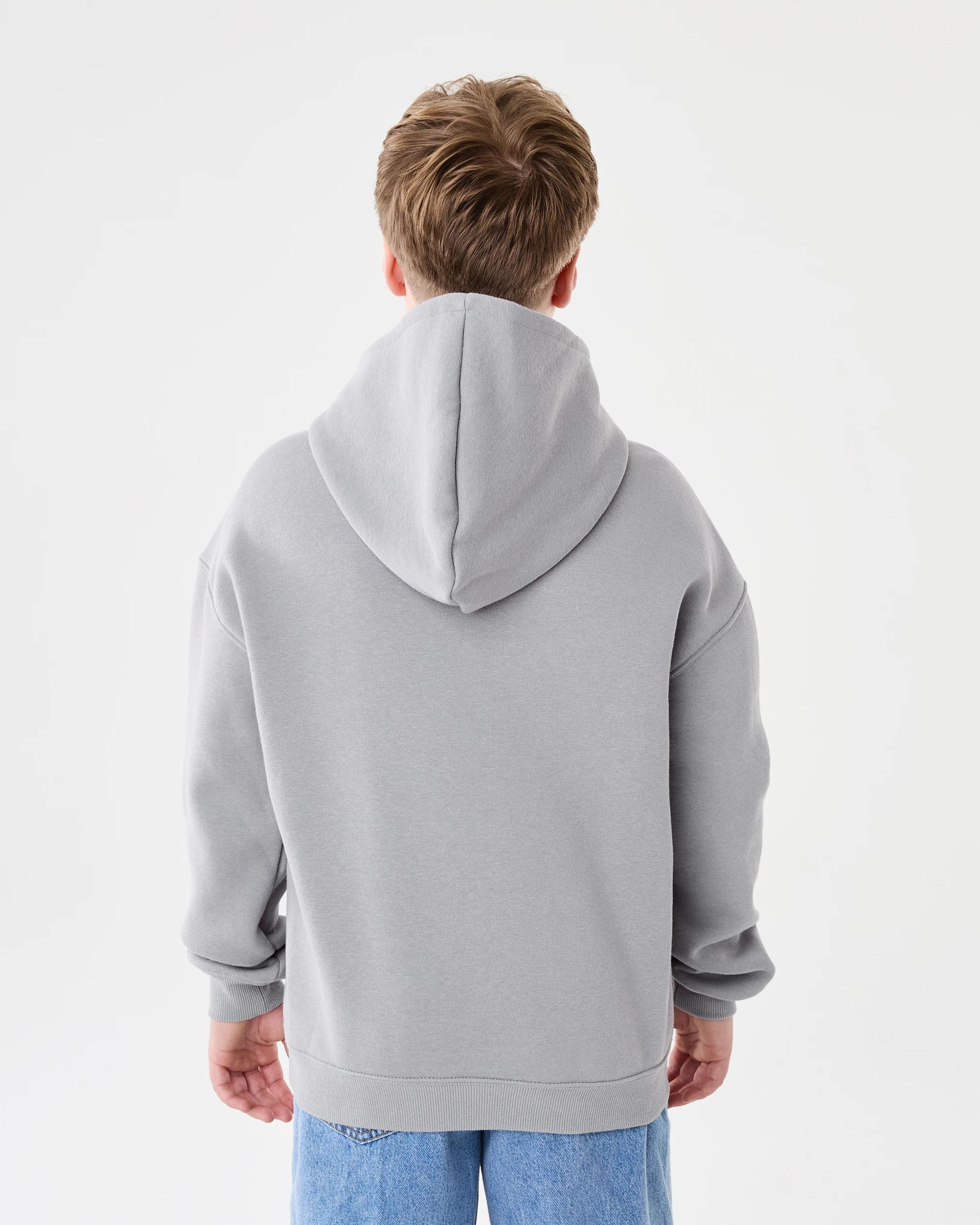 2 Oversized Print Hoodie Gry Slogan, 2 of 8