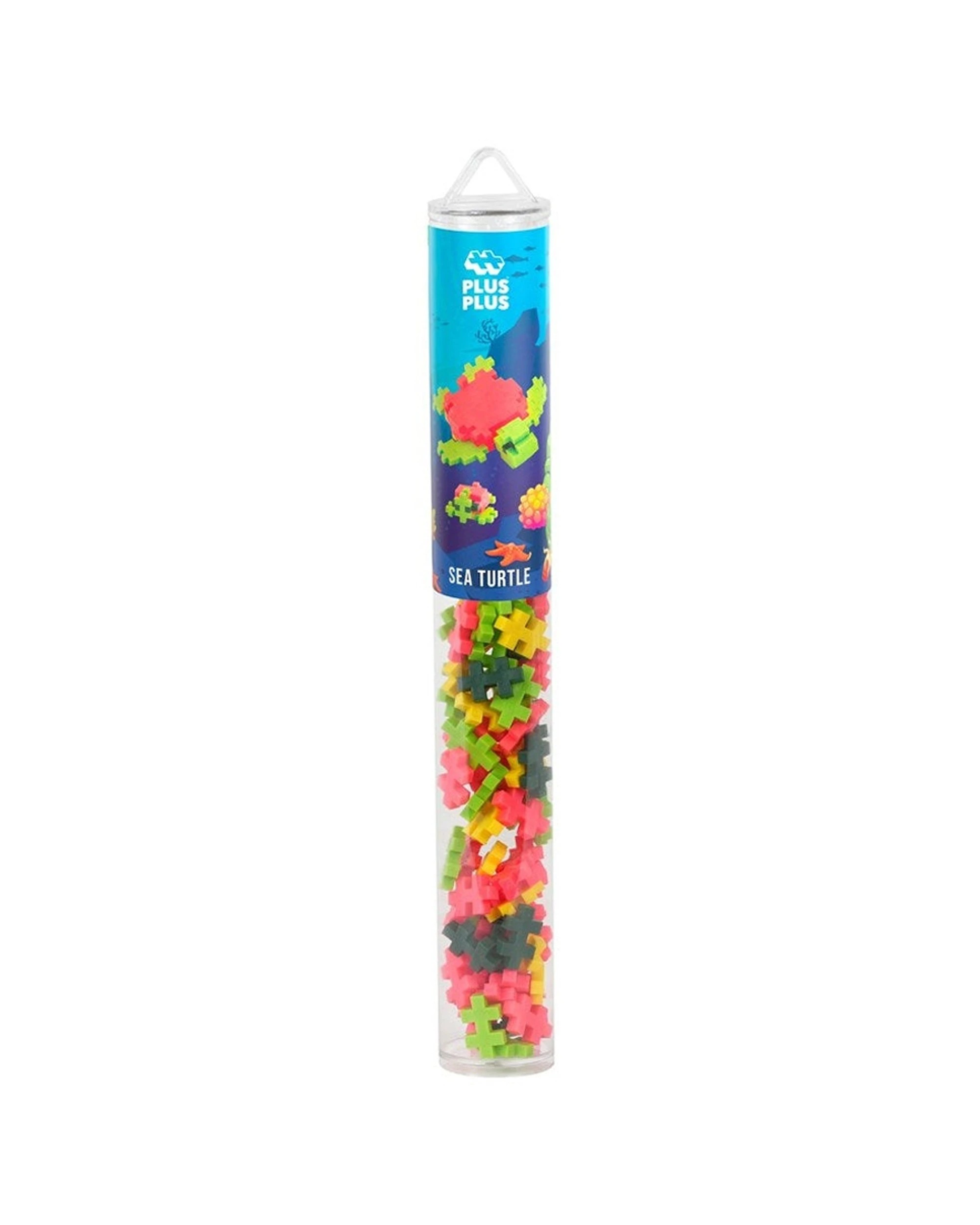 1 Plus-Plus 100pc Sea Turtle Tube Building Blocks STEM Educational Kids Toy, 1 of 3