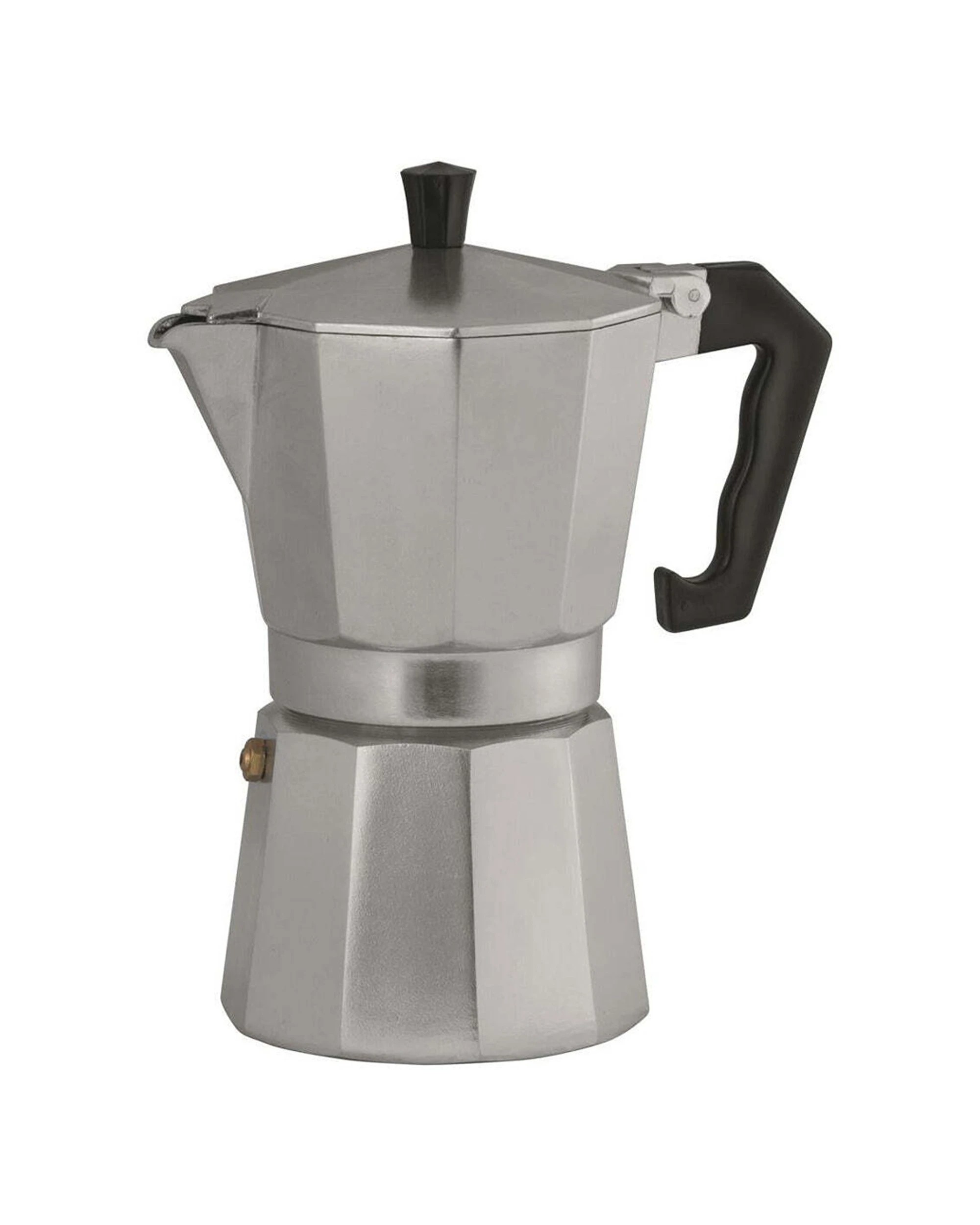 2 Avanti Classic Pro Espresso Maker 6 Cup Cast Aluminium Stovetop For Home - Silver, 2 of 3