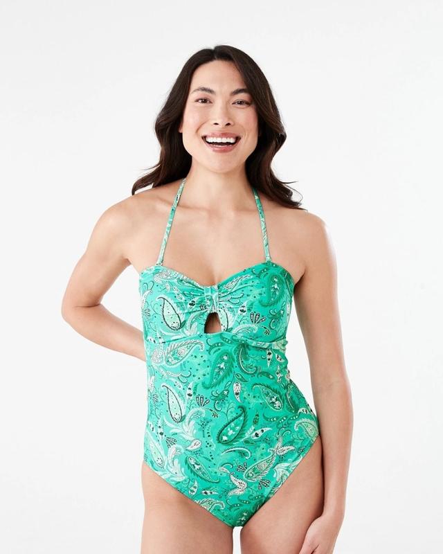 Knot Front One Piece Swim