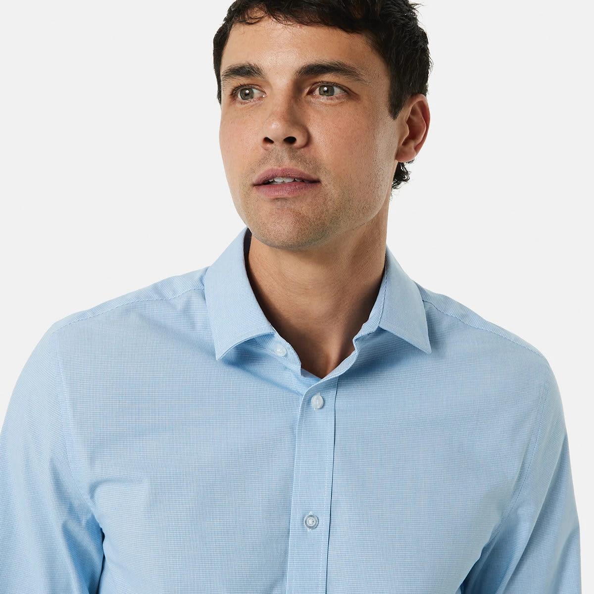 4 Workwear Long Sleeve Business Shirt Lorian Blu, 4 of 5