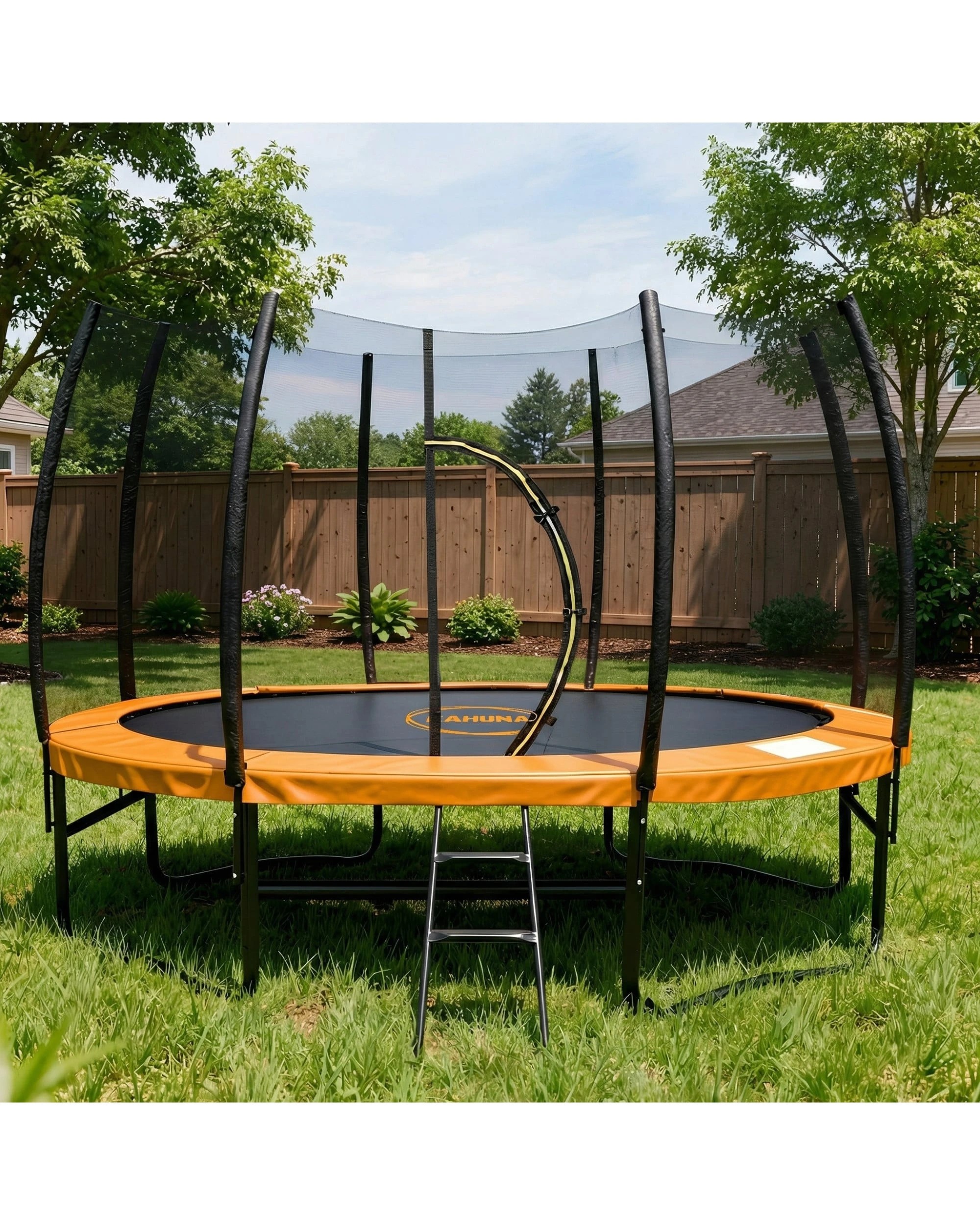 8 Kahuna Twister 10ft Springless Trampoline - Pink, 8 of 9