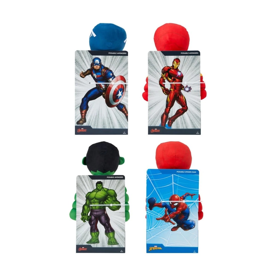 5 Marvel Posable Plush Figure - Assorted, 5 of 5