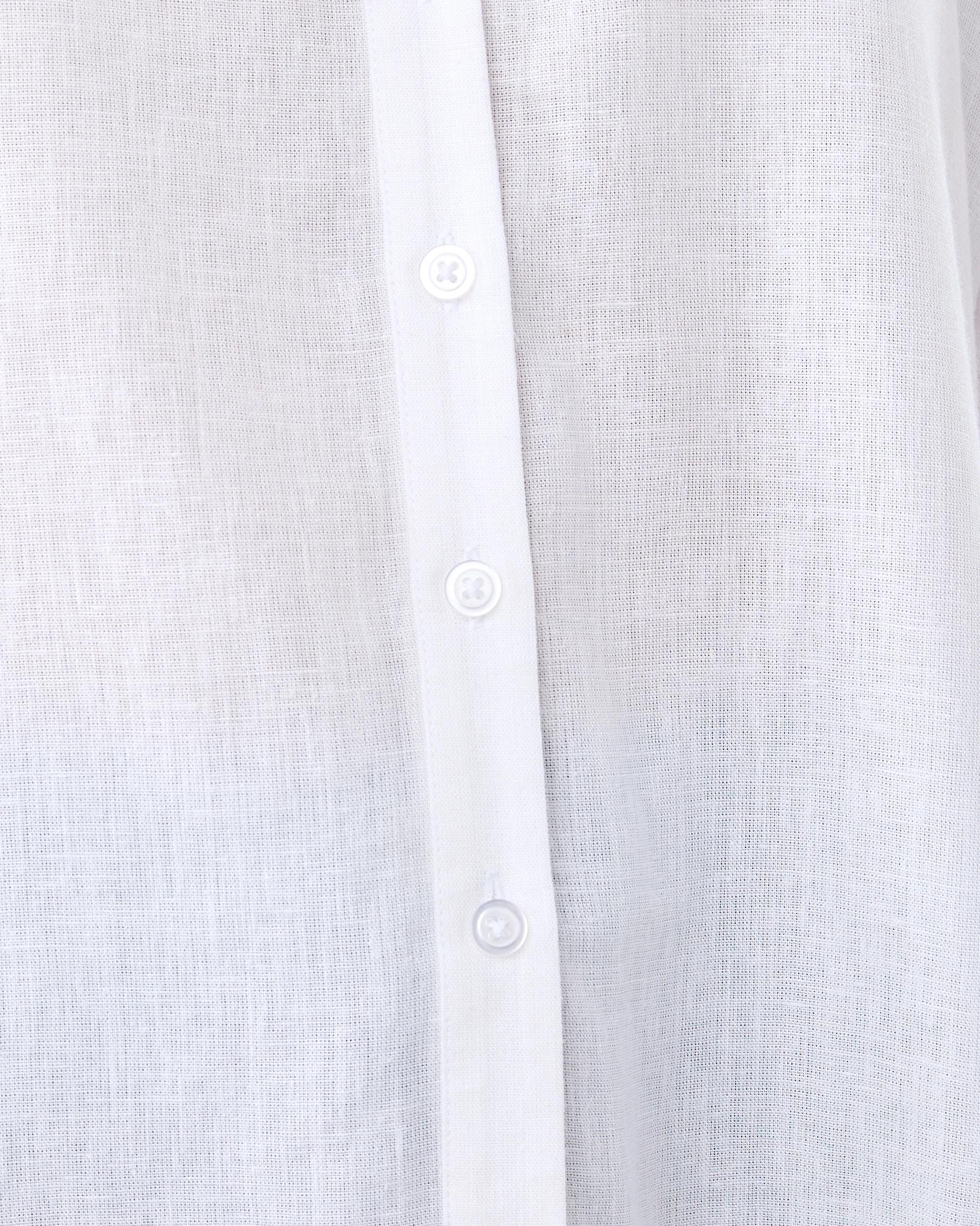 6 Long Sleeve V-Neck Dolman Shirt White, 6 of 8