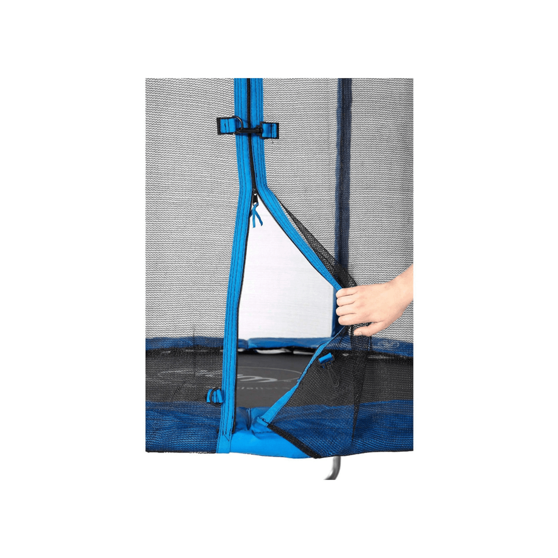 5 Plum Play Au 4ft Junior Trampoline With Enclosure Net Galvanised Steel
 - Blue, 5 of 6