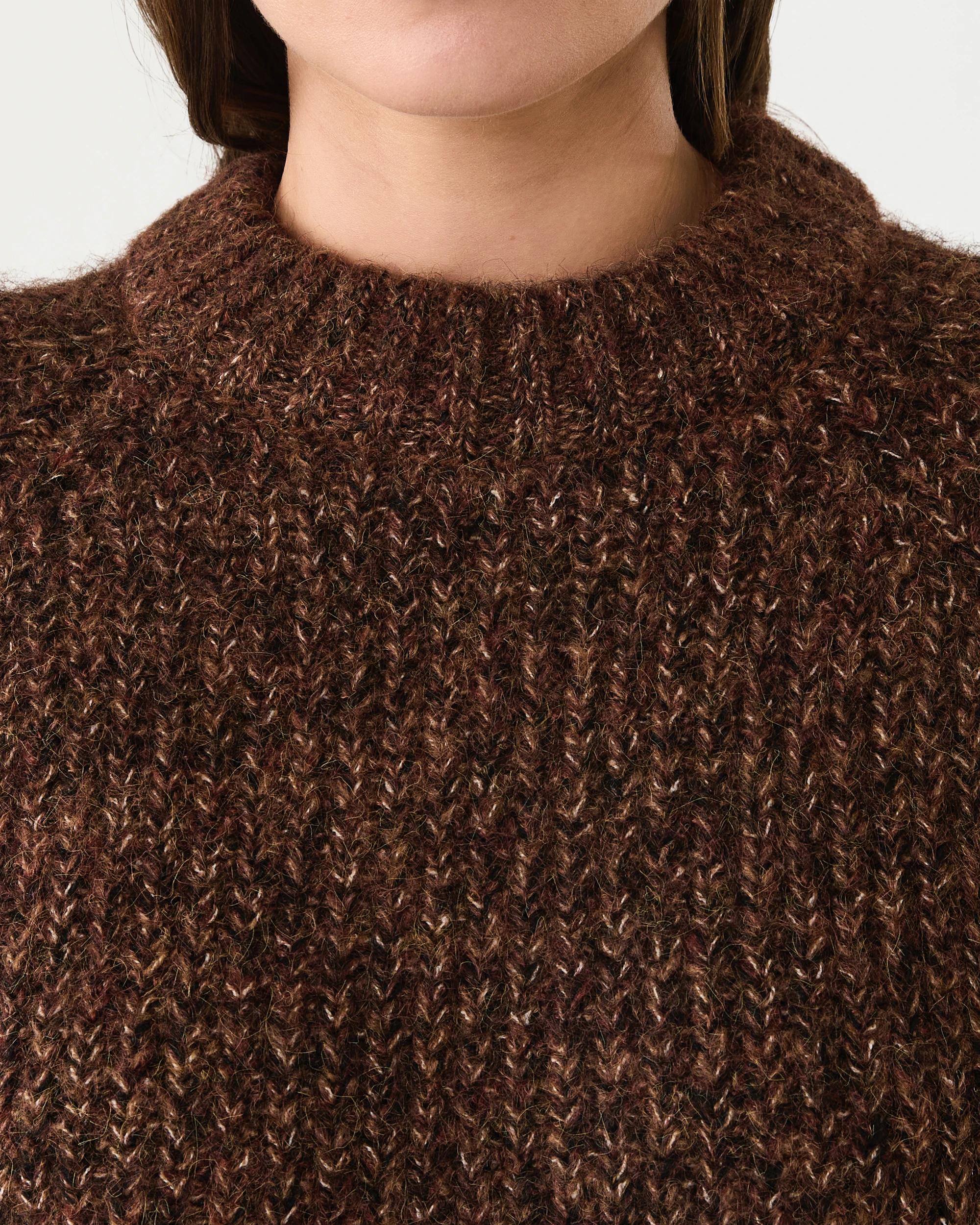 5 Balloon Sleeve Jumper Brn Clove, 5 of 7