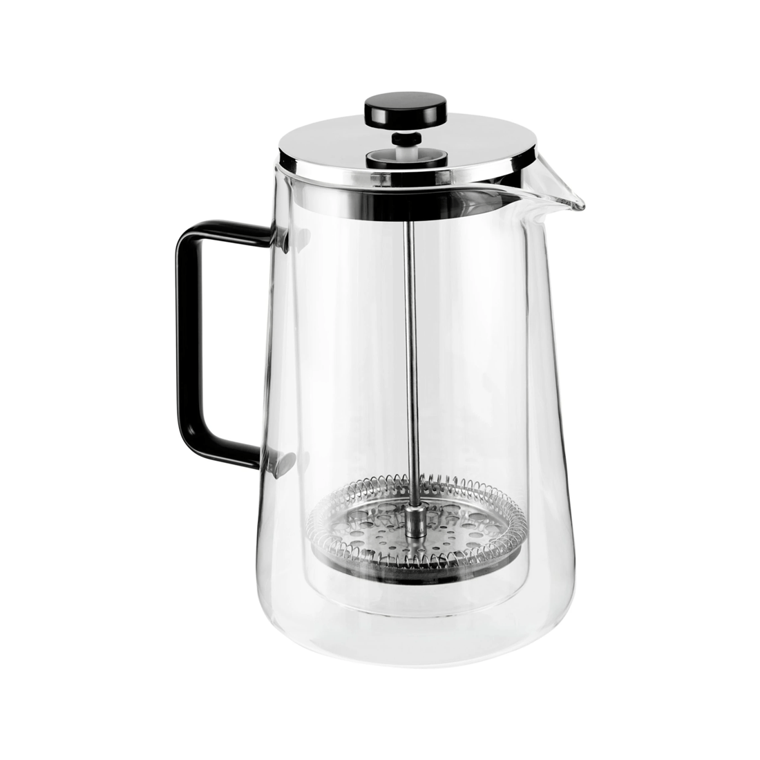 2 Maxwell & Williams 1 Litre Double Wall Glass Coffee Plunger French Press
 - Plain, 2 of 3